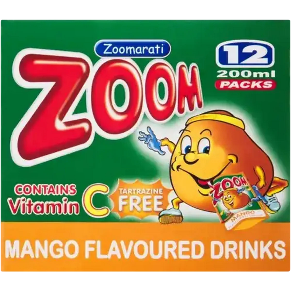 Checkers Sixty60 | ZOOM Mango Flavoured Drink 12 x 200ml