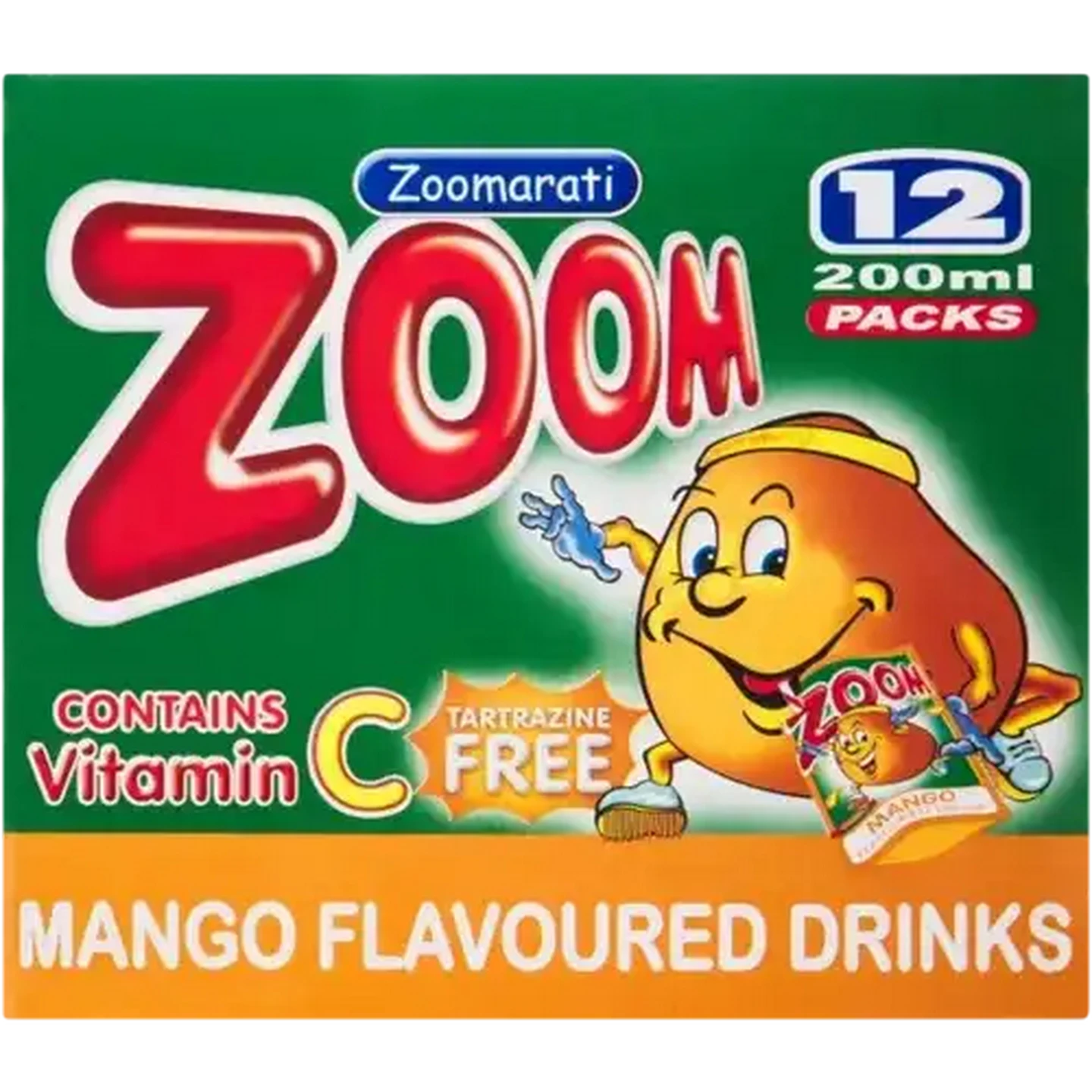 Image of ZOOM Mango Flavoured Drink 12 x 200ml