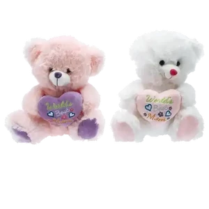 Checkers Sixty60 | World's Best Mom Sitting Plush Bear 26cm (Type
