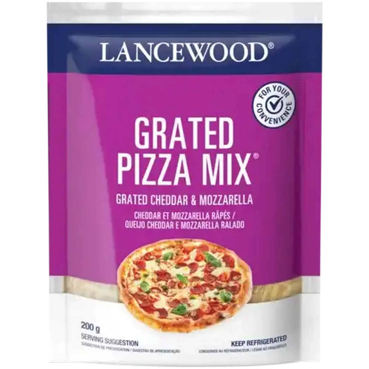 ばらまくちゃ〜 620g Checkers Sixty60 | LANCEWOOD Grated Pizza Cheese Mix 200g