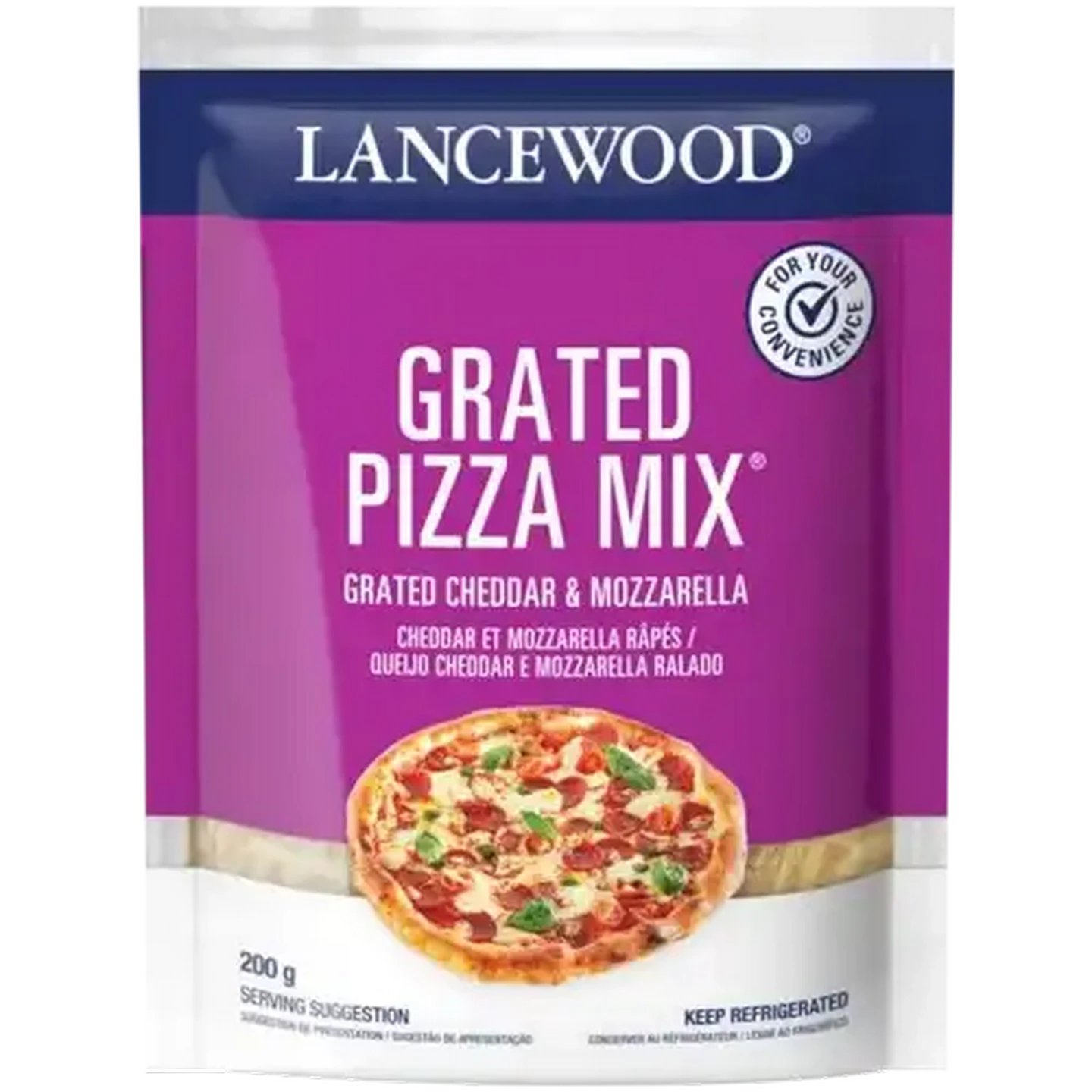 Checkers Sixty60 | LANCEWOOD Grated Pizza Cheese Mix 200g