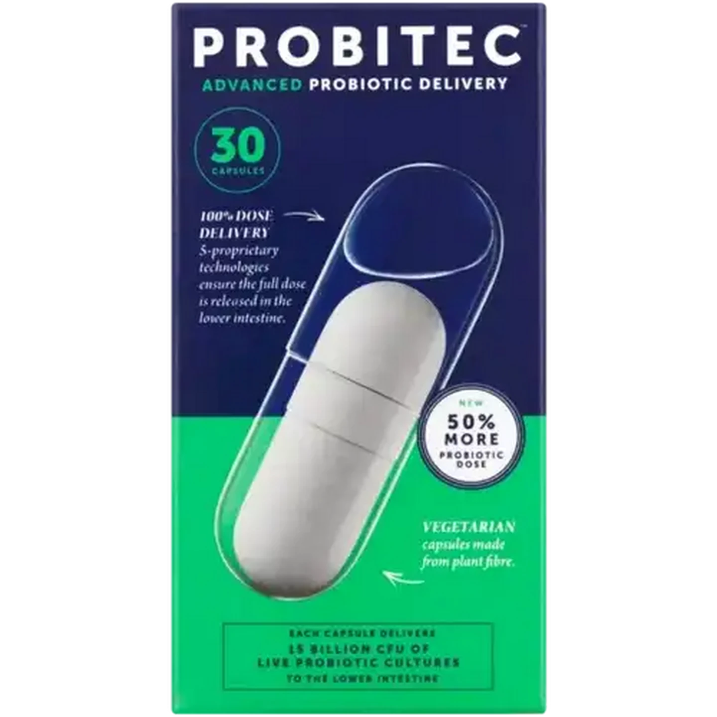 Image of Probitec Advanced Probiotic Capsules 30 Pack