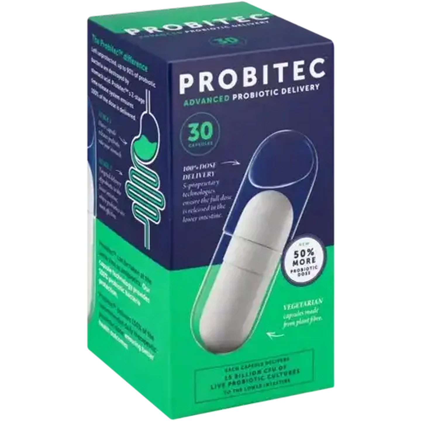 Image of Probitec Advanced Probiotic Capsules 30 Pack