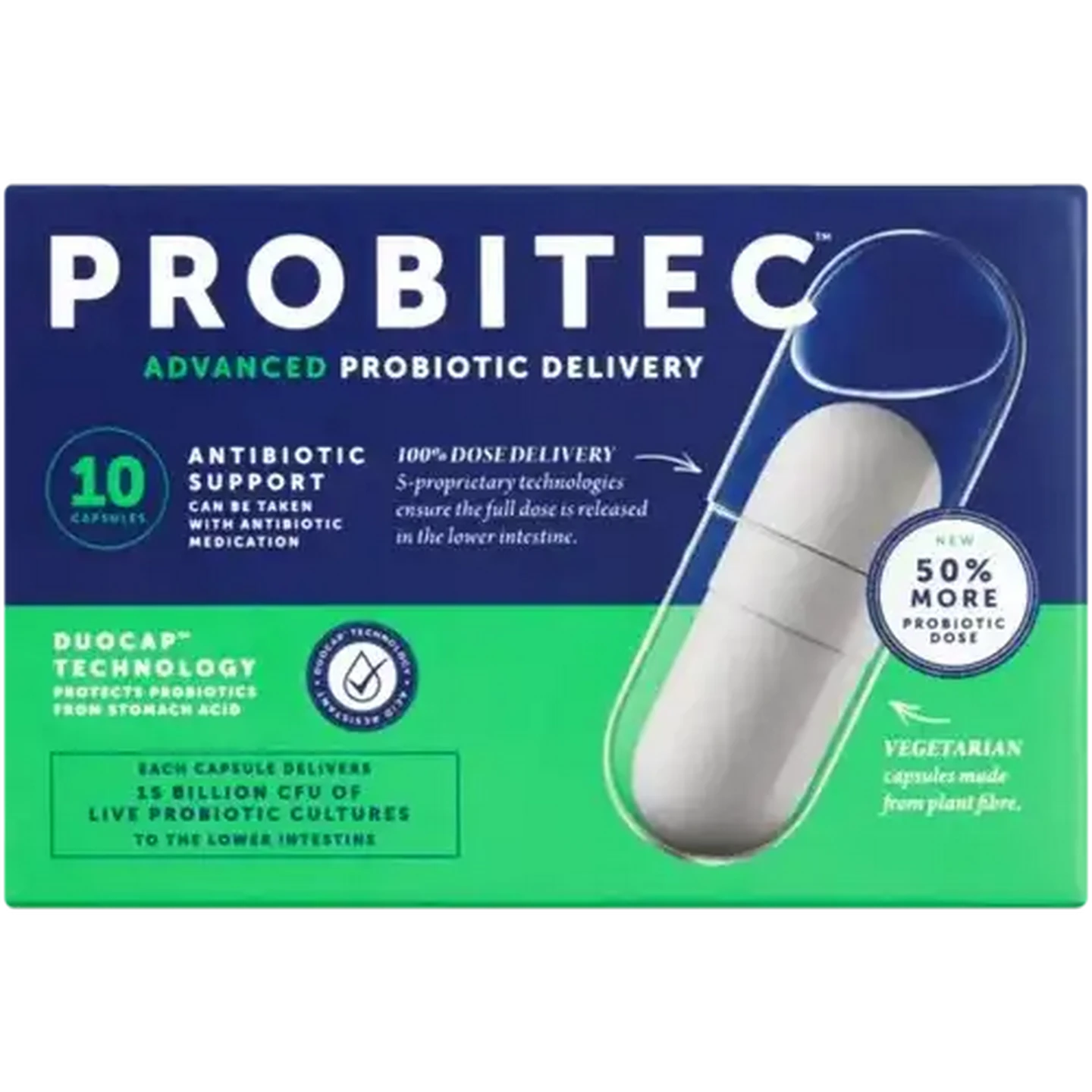 Image of Probitec Advanced Probiotic Capsules 10 Pack