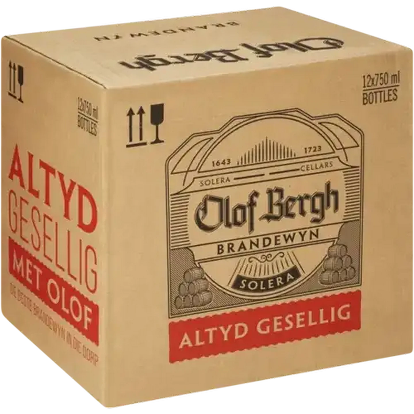 Checkers Sixty60 | Olof Bergh Solera Brandy Bottles 12 x 750ml