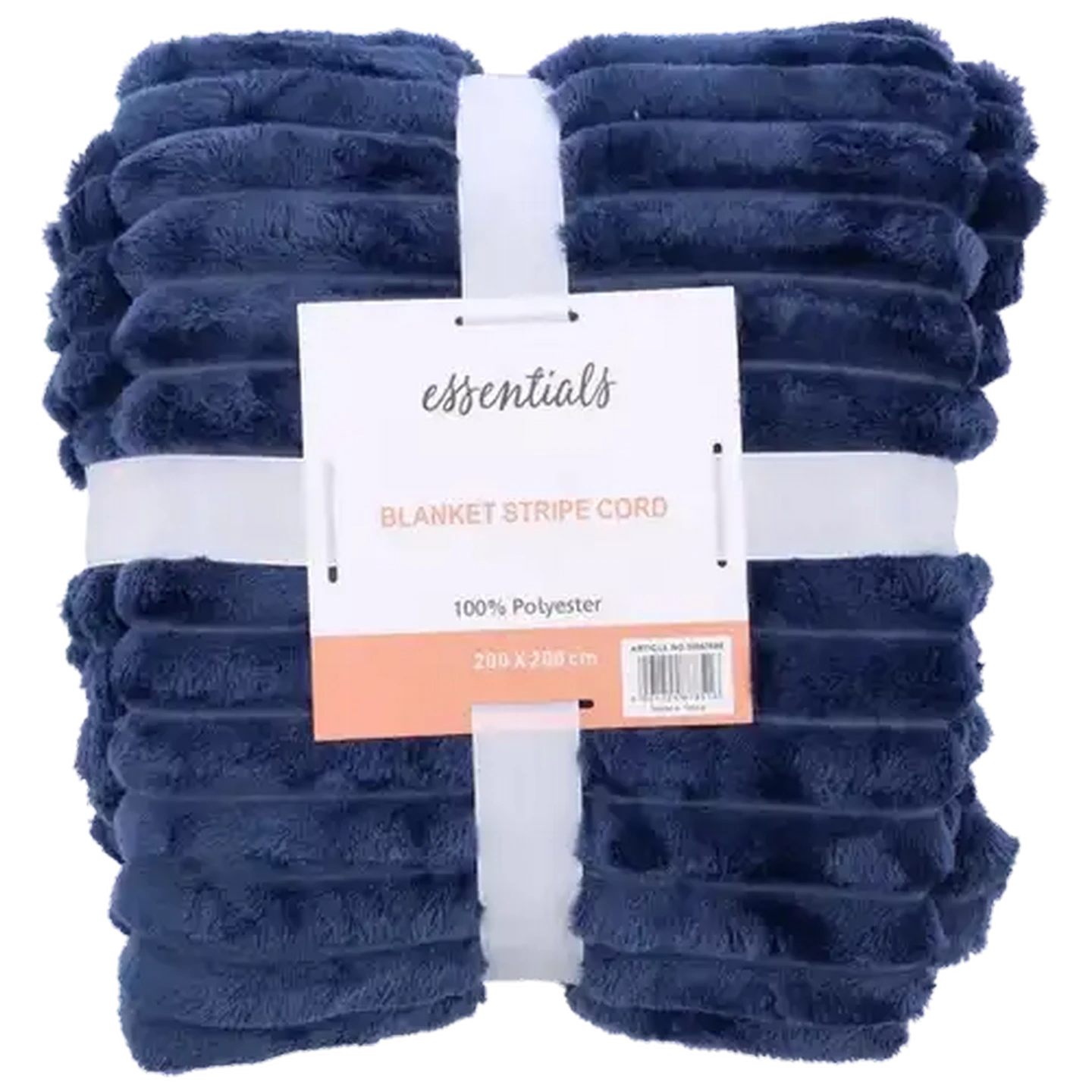 Image of Essentials Stripe Cord Blanket 200 x 200cm