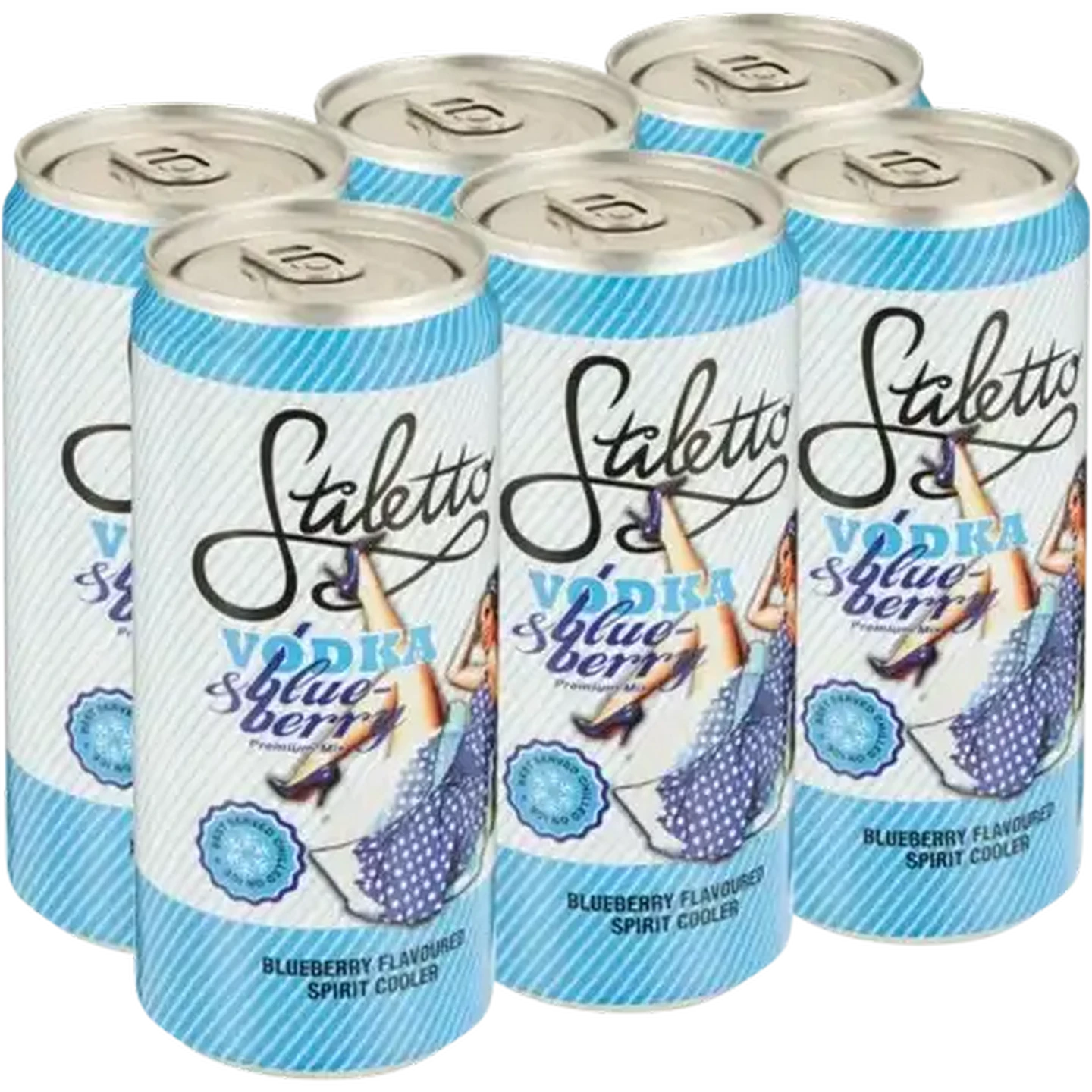 Checkers Sixty60 | Stiletto Blueberry Flavoured Spirit Cooler Cans