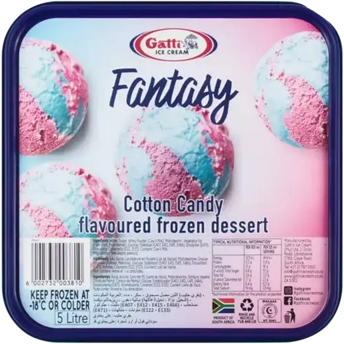 Checkers Sixty60 | Gatti Ice Cream Fantasy Cotton Candy Flavoured