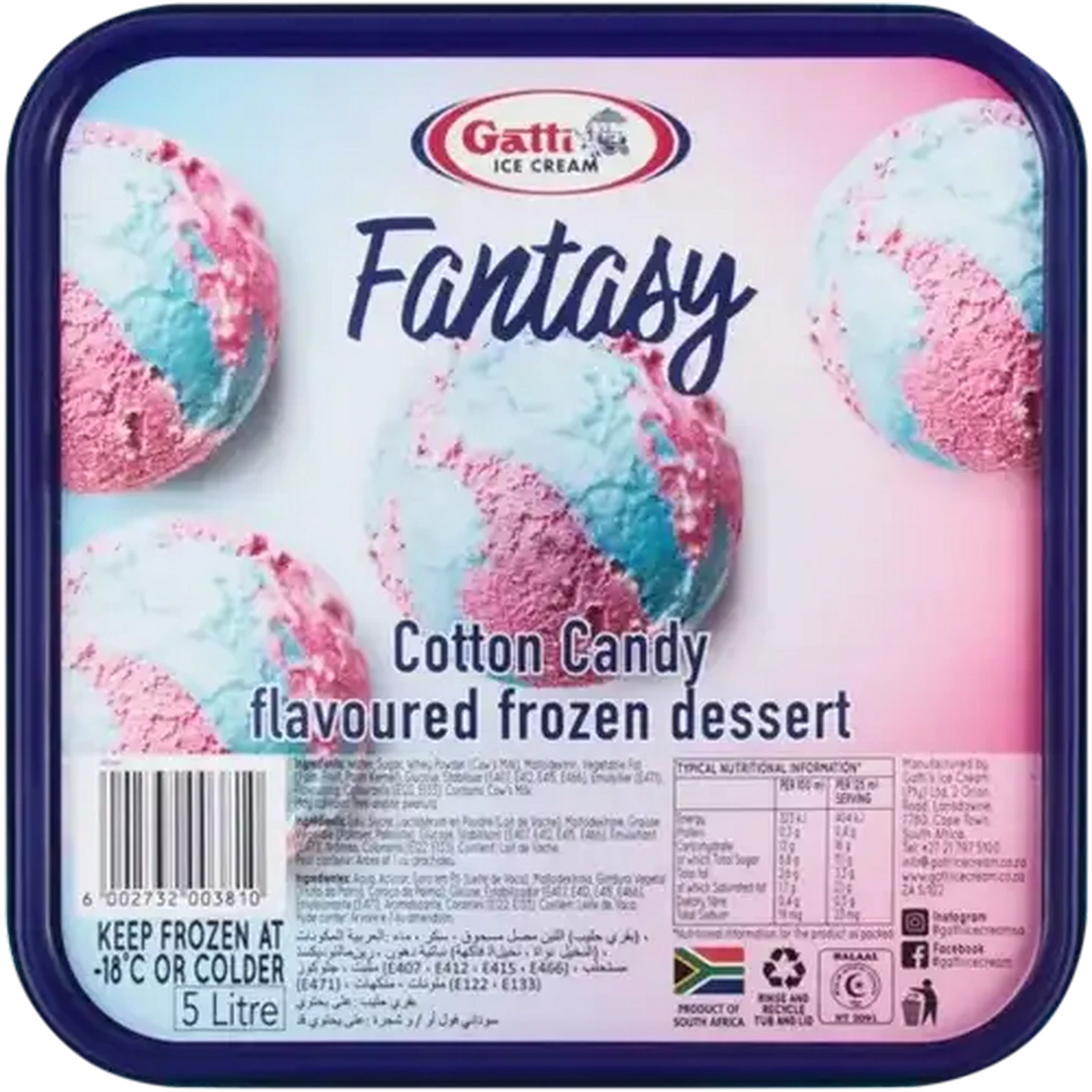 Checkers Sixty60 | Gatti Ice Cream Fantasy Cotton Candy Flavoured
