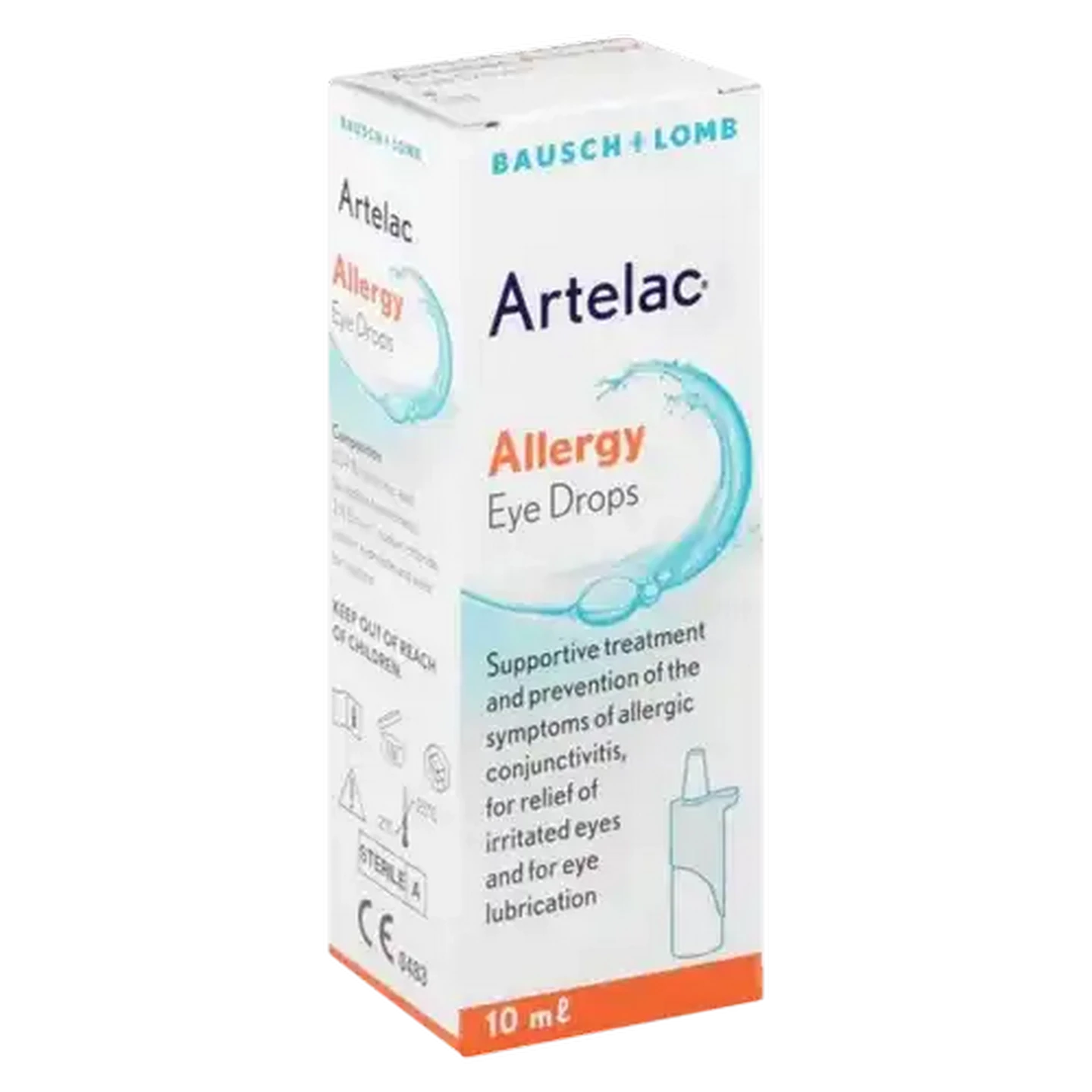 Image of Artelac Allergy Eye Drops 10ml