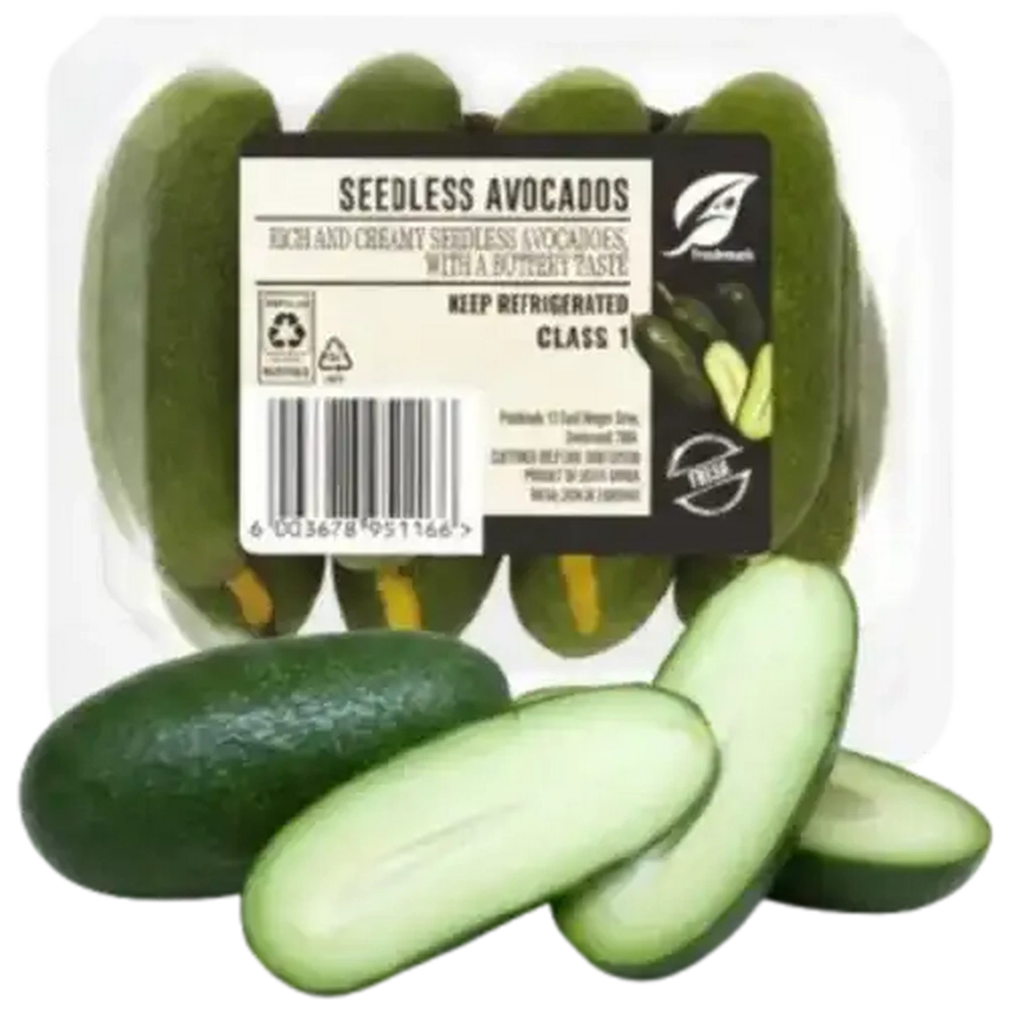 (avocado)【4年下 理社国11-14回　切断穴あけなし】 Checkers Sixty60 | Avocado Seedless 250g