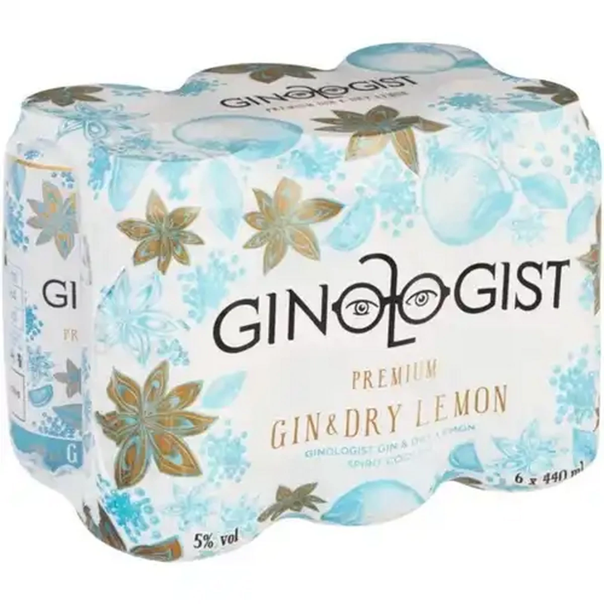 Checkers Sixty60 | Ginologist Gin & Dry Lemon Spirit Cooler Cans 6