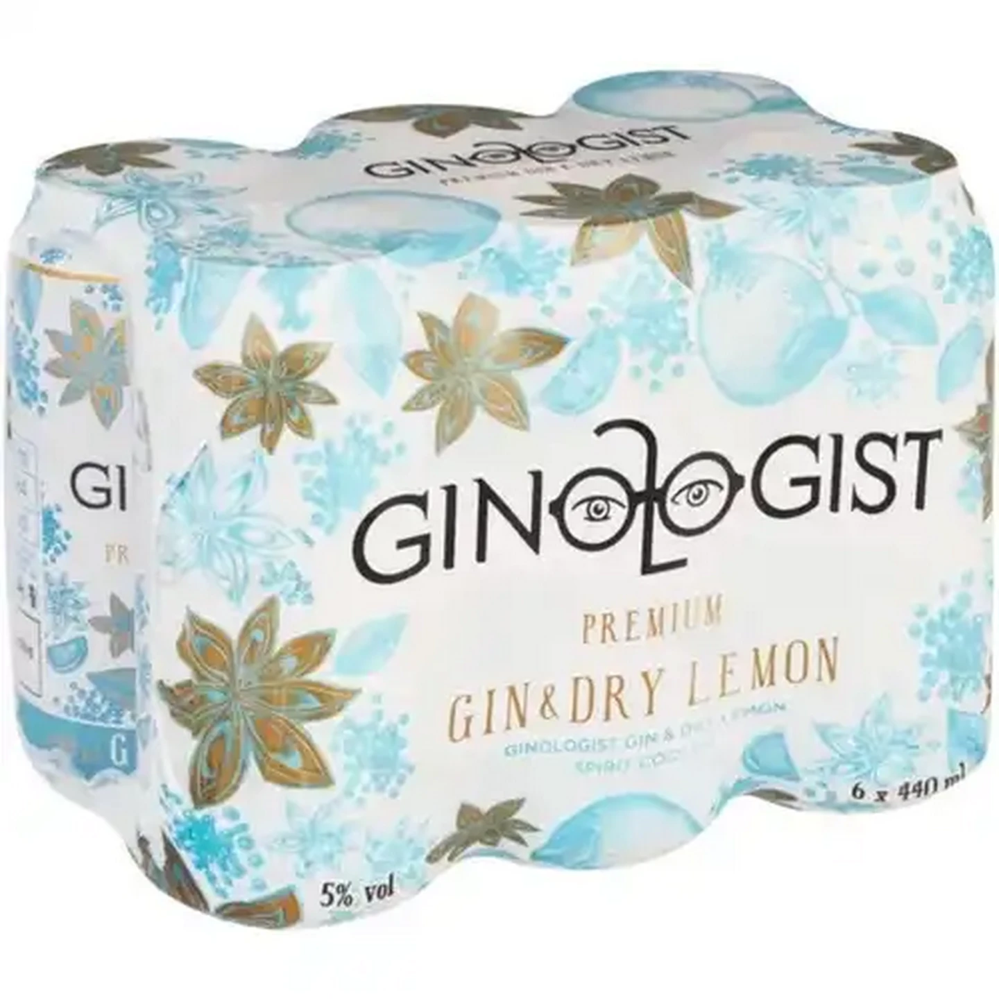 Checkers Sixty60 | Ginologist Gin & Dry Lemon Spirit Cooler Cans 6