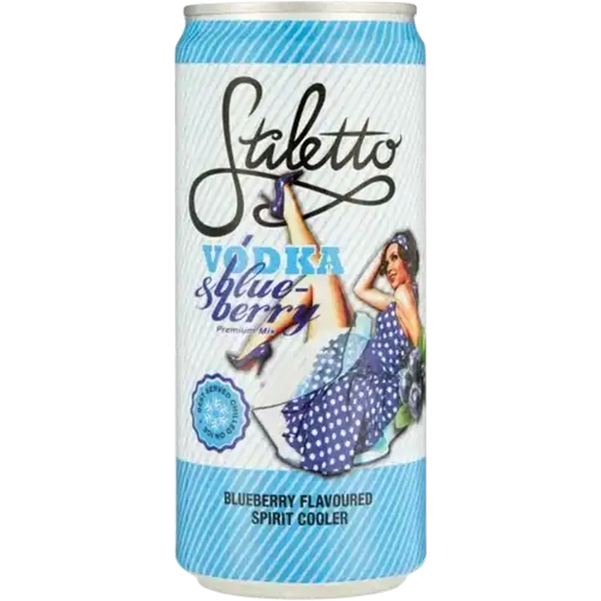 Checkers Sixty60 | Stiletto Blueberry Flavoured Spirit Cooler Can