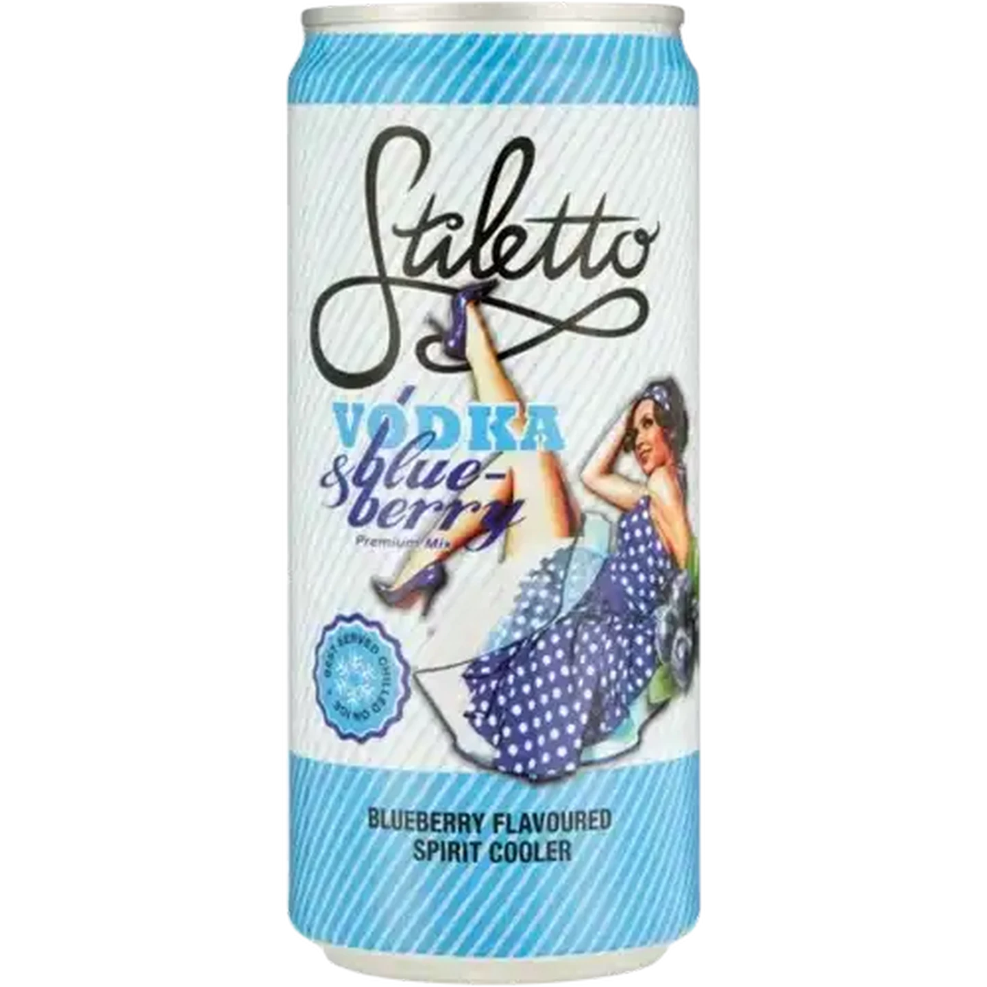 Checkers Sixty60 | Stiletto Blueberry Flavoured Spirit Cooler Can