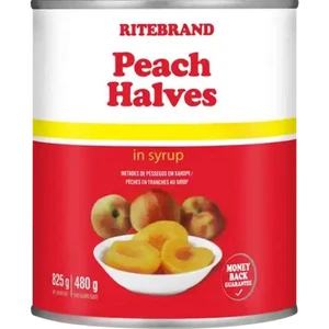 Shoprite ZA | Ritebrand Peach Halves In Syrup Can 825g