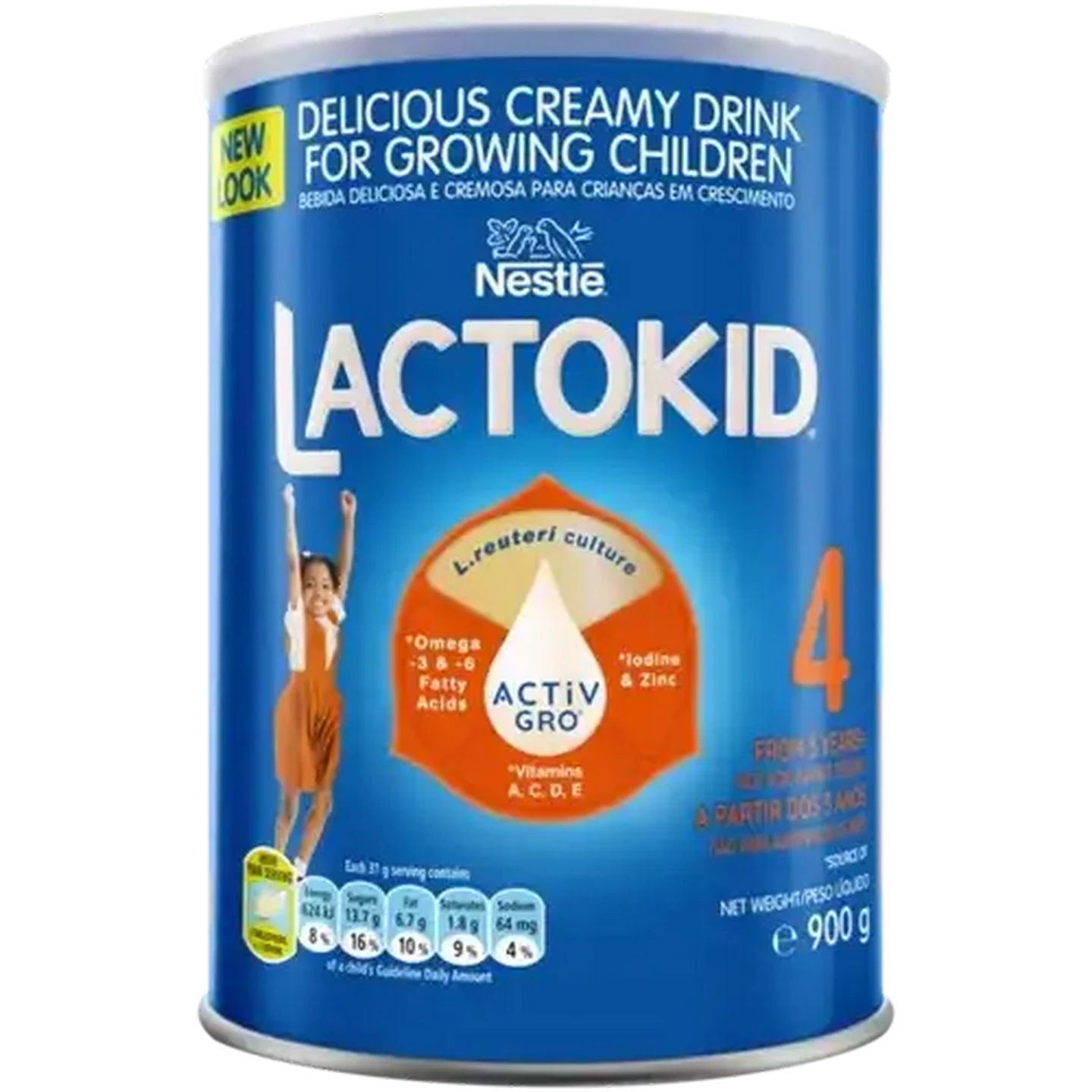 Image of NESTLÉ LACTOKID Stage 4 Creamy Drink for Growing Children 900g
