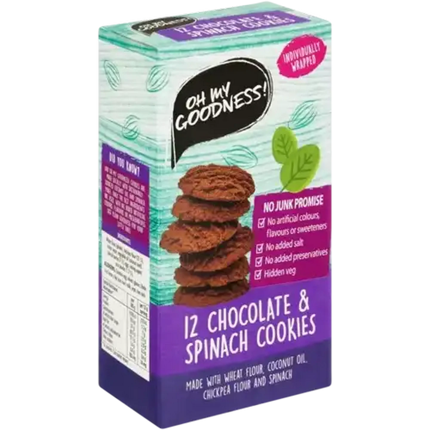 Checkers Sixty60 | Oh My Goodness! Chocolate & Spinach Cookies 12 Pack