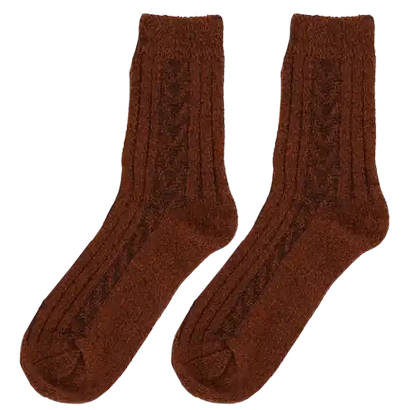Image of Bare Basics Ladies Cotton Rich Winter Boot Socks 4-7 2-Pack (Colour May Vary)