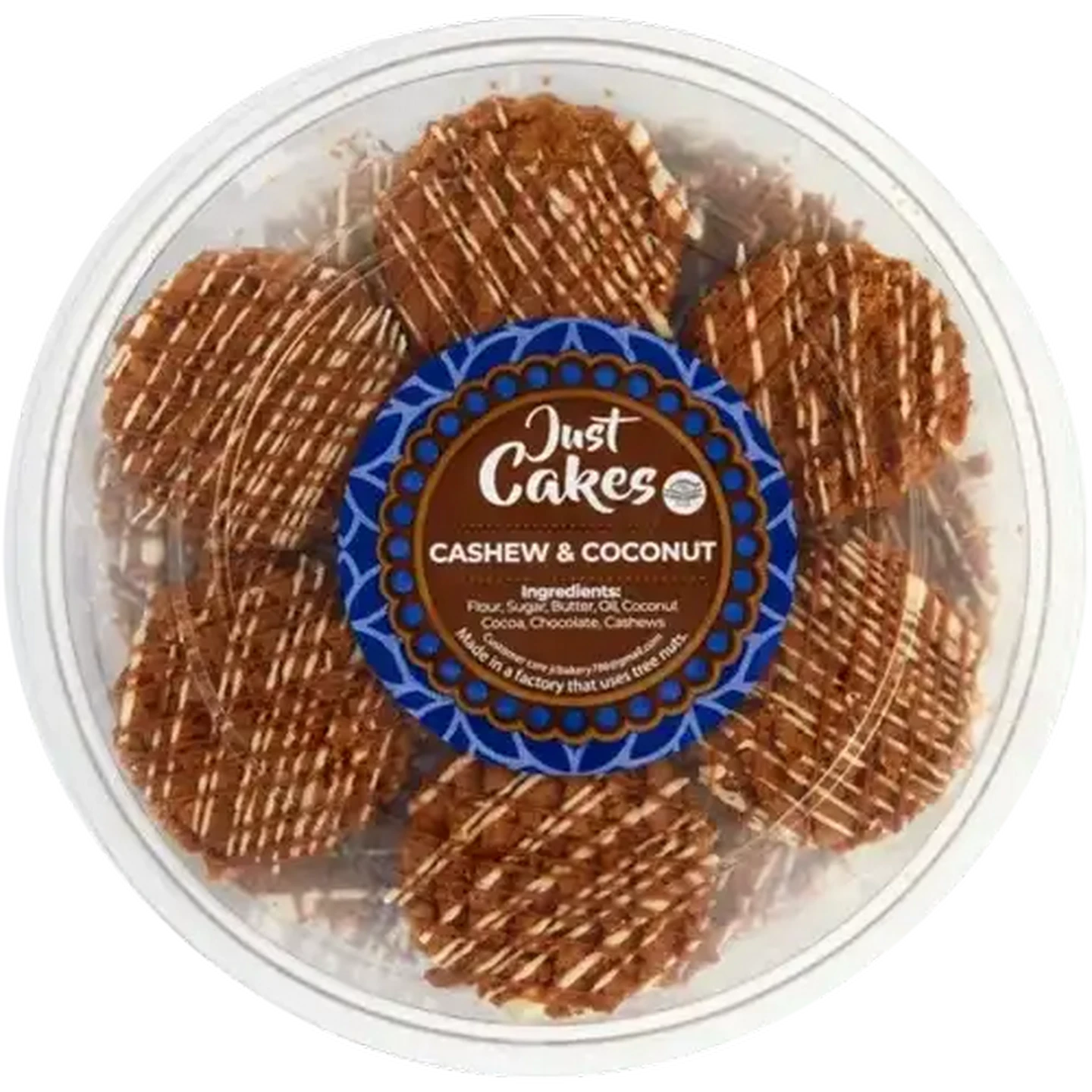 Checkers Sixty60 | Just Cakes Cashew & Coconut Biscuits 455g