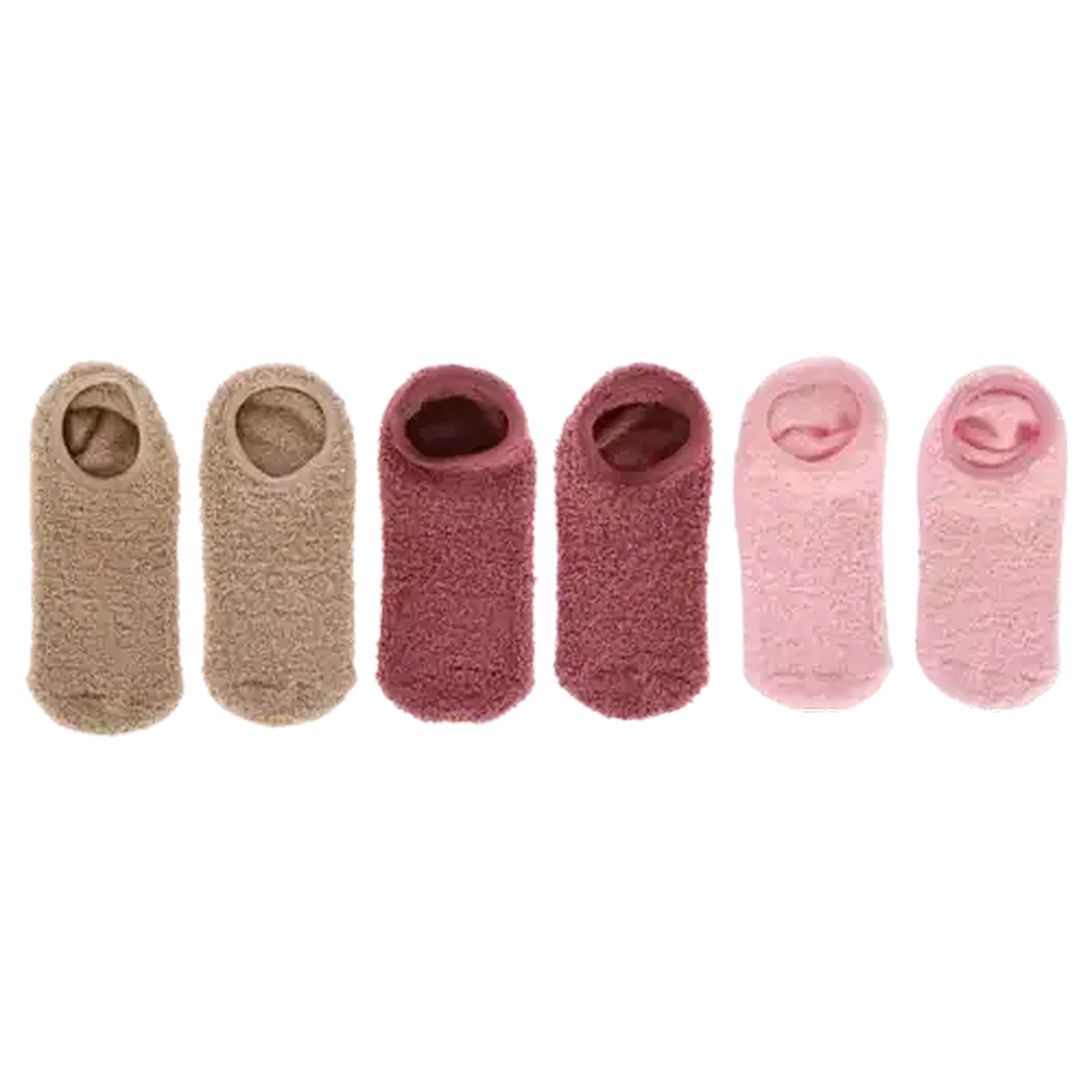 Image of Bare Basics Ladies Cozy Low Cut with Grip Socks 4-7 (Colour May Vary)