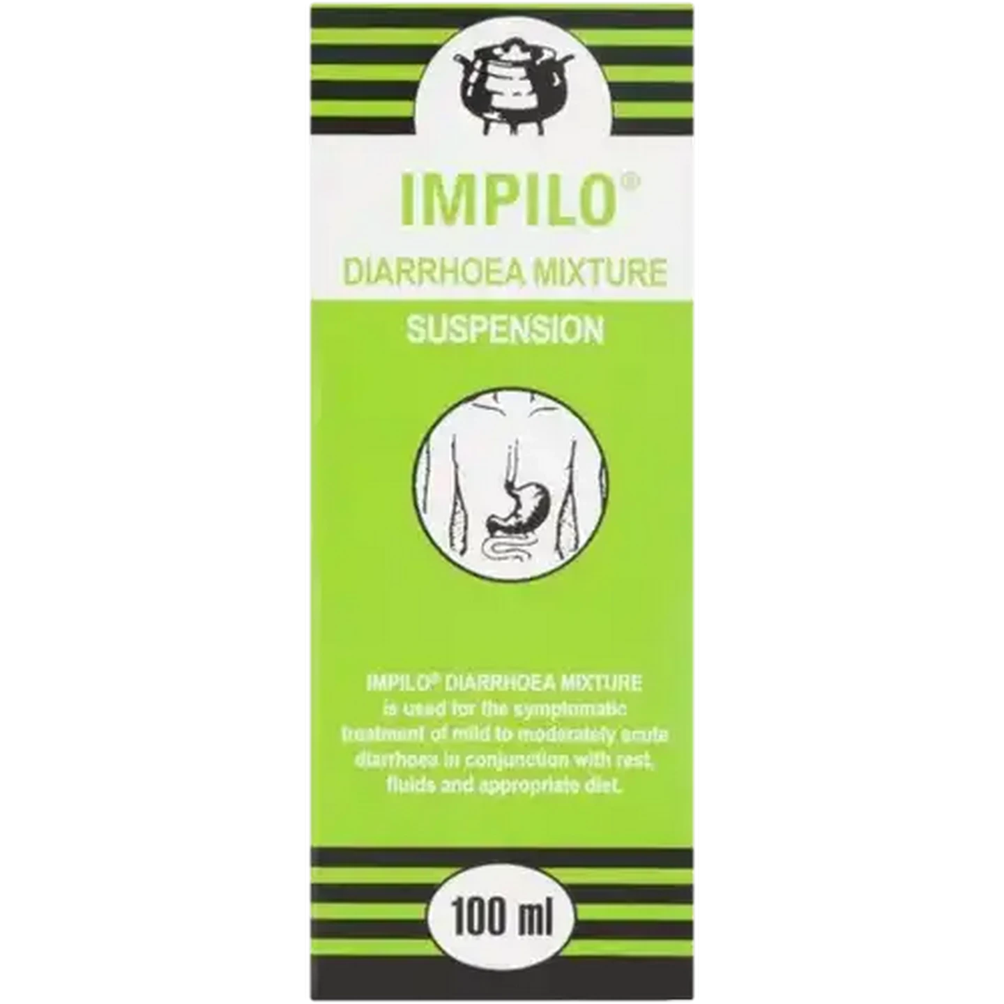 Image of Impilo Diarrhoea Mixture Suspension 100ml