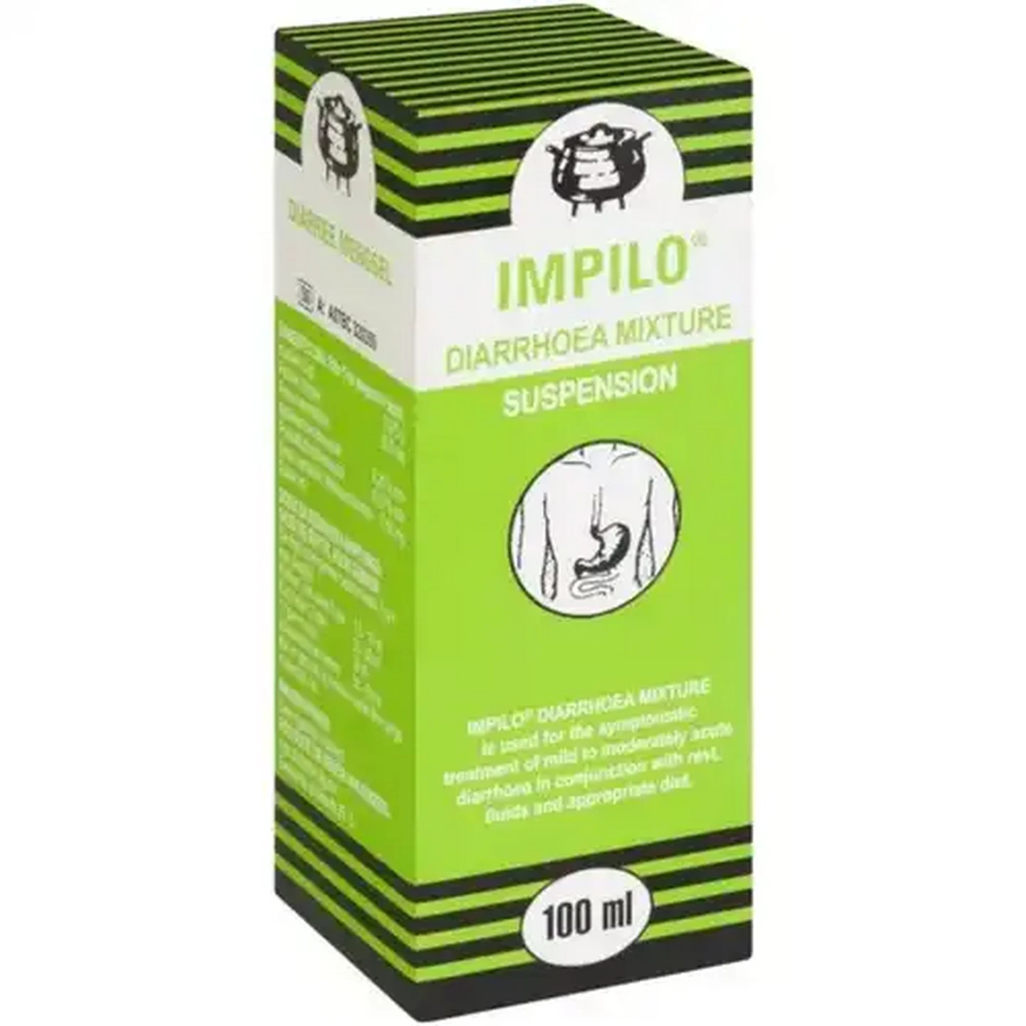 Image of Impilo Diarrhoea Mixture Suspension 100ml