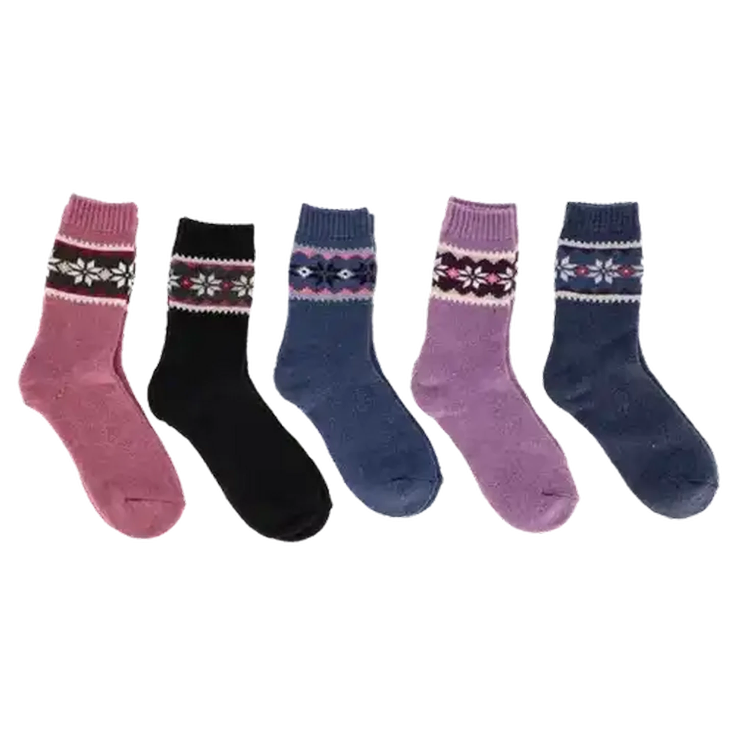 Image of Bare Basics Ladies Terry Winter Socks 4-7 (Colour May Vary)