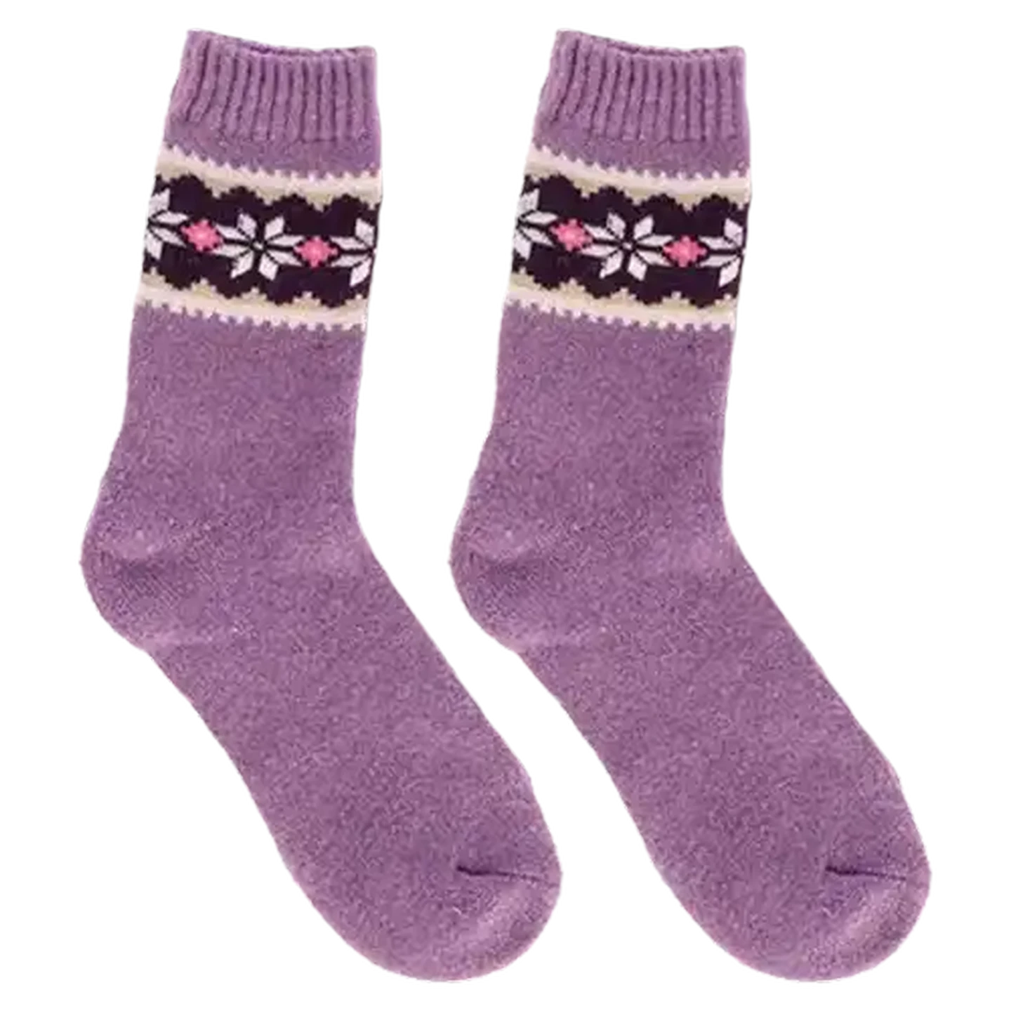 Image of Bare Basics Ladies Terry Winter Socks 4-7 (Colour May Vary)