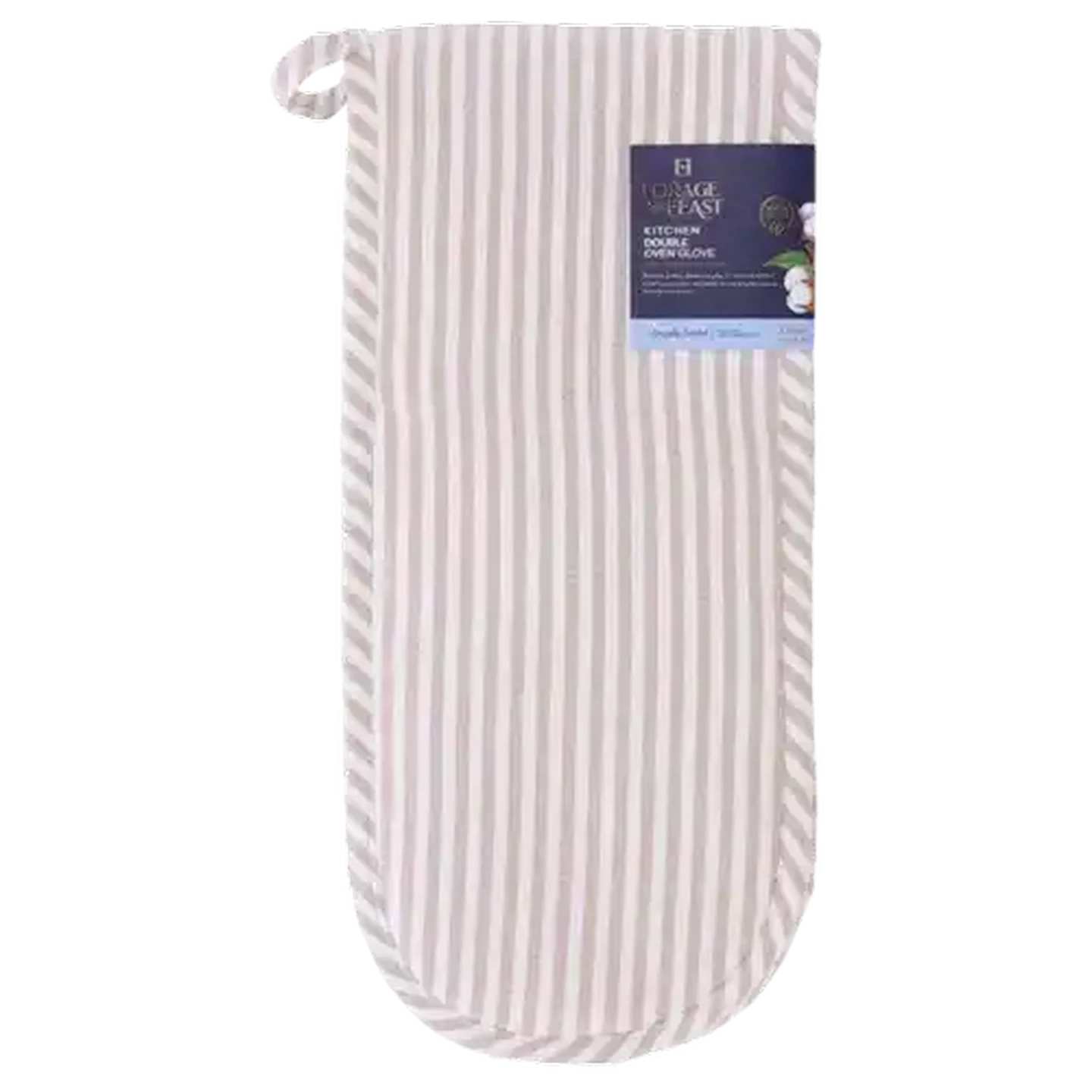 Image of Forage and Feast Stone Adoro Stripe Double Oven Glove