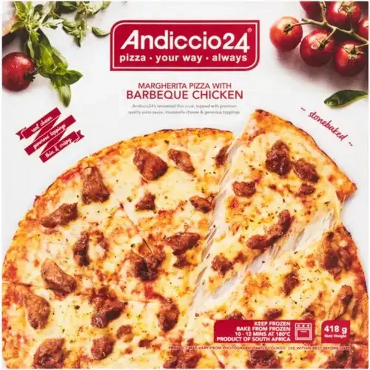 Checkers Sixty60 | Andiccio24 Frozen Margherita Pizza with