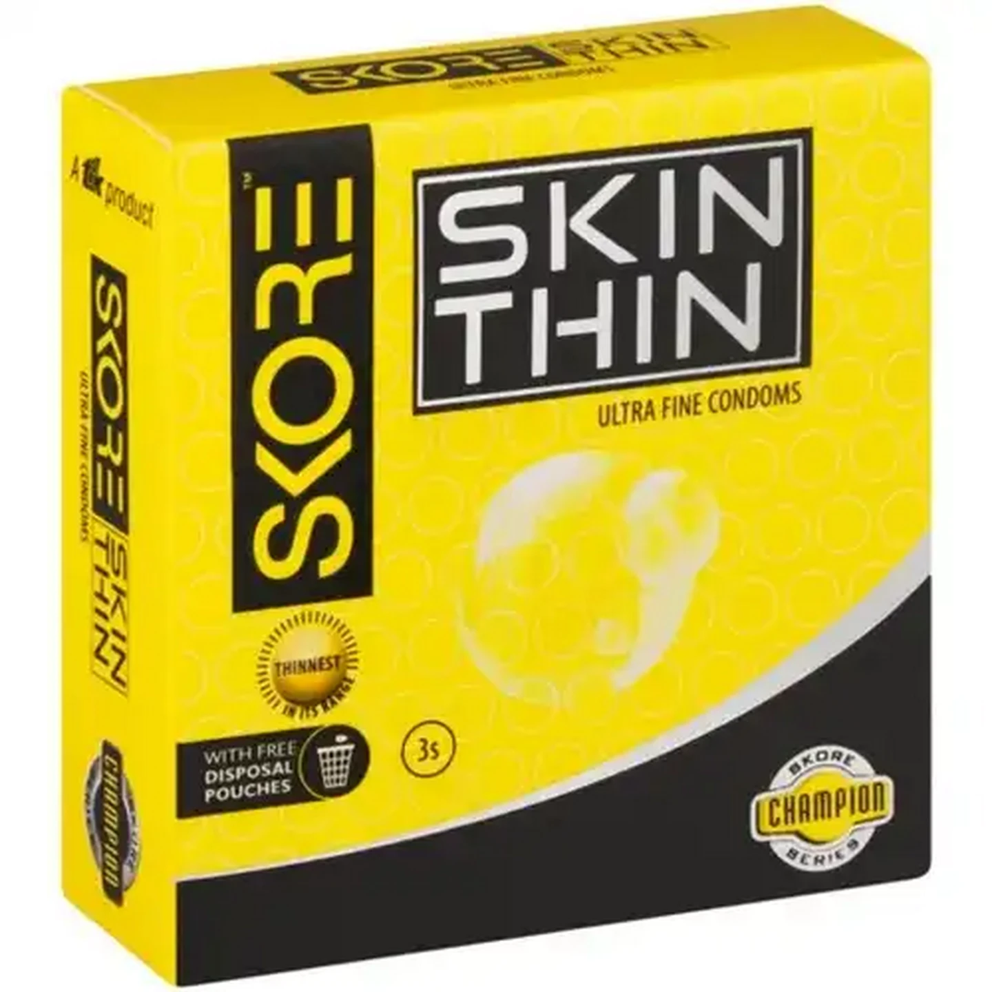 Image of Skore Skin Thin Ultra Fine Condoms 3 Pack