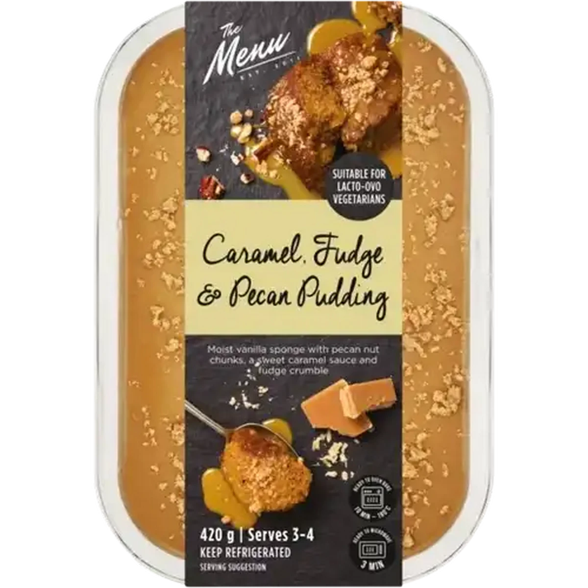 Checkers Sixty60 | The Menu Caramel Fudge & Pecan Pudding 420g