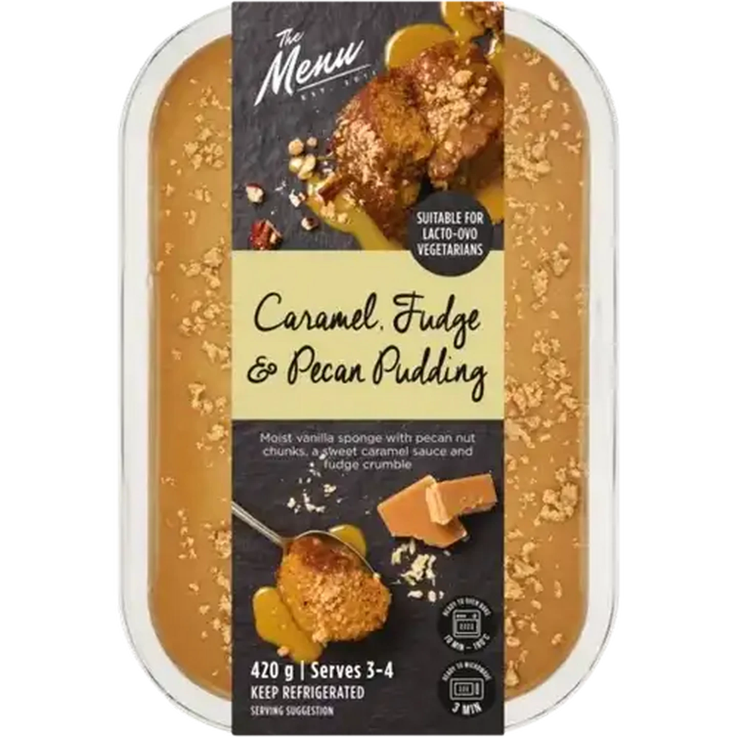 Checkers Sixty60 | The Menu Caramel Fudge & Pecan Pudding 420g