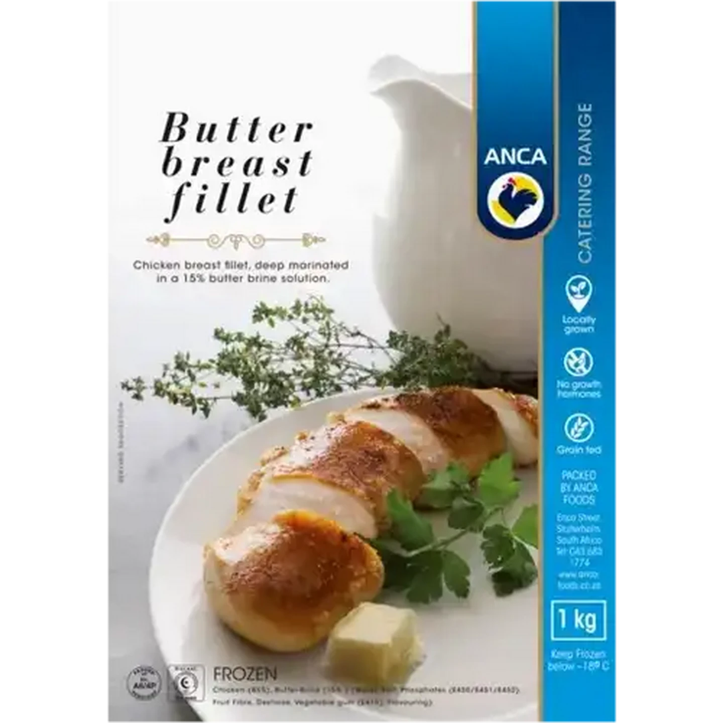 ぺんぎん Checkers Sixty60 | Anca Frozen Butter Breast Chicken Fillet 1kg