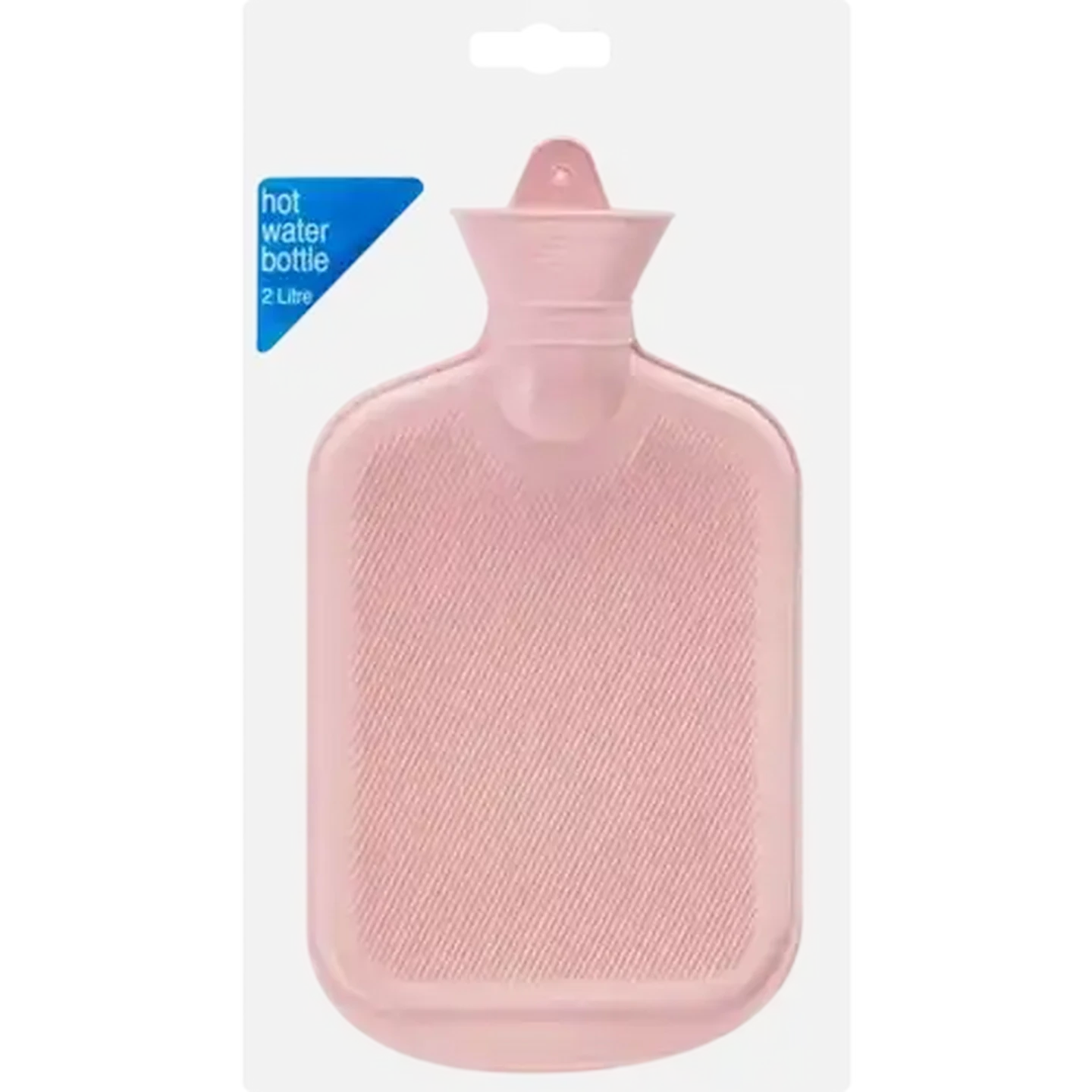 Image of Pink Rubber Hot Water Bottle 2L