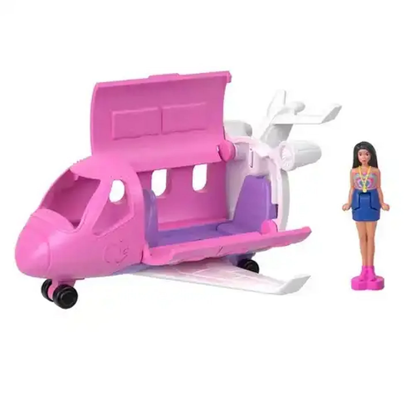 Image of Barbie Mini BarbieLand Doll & Toy Vehicle Sets 1.5-inch Barbie Doll (Styles May Vary)