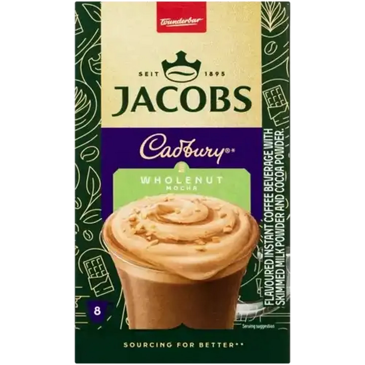 ショココ Checkers Sixty60 | Jacobs Cadbury Wholenut Instant Mocha 8 x 18.3g