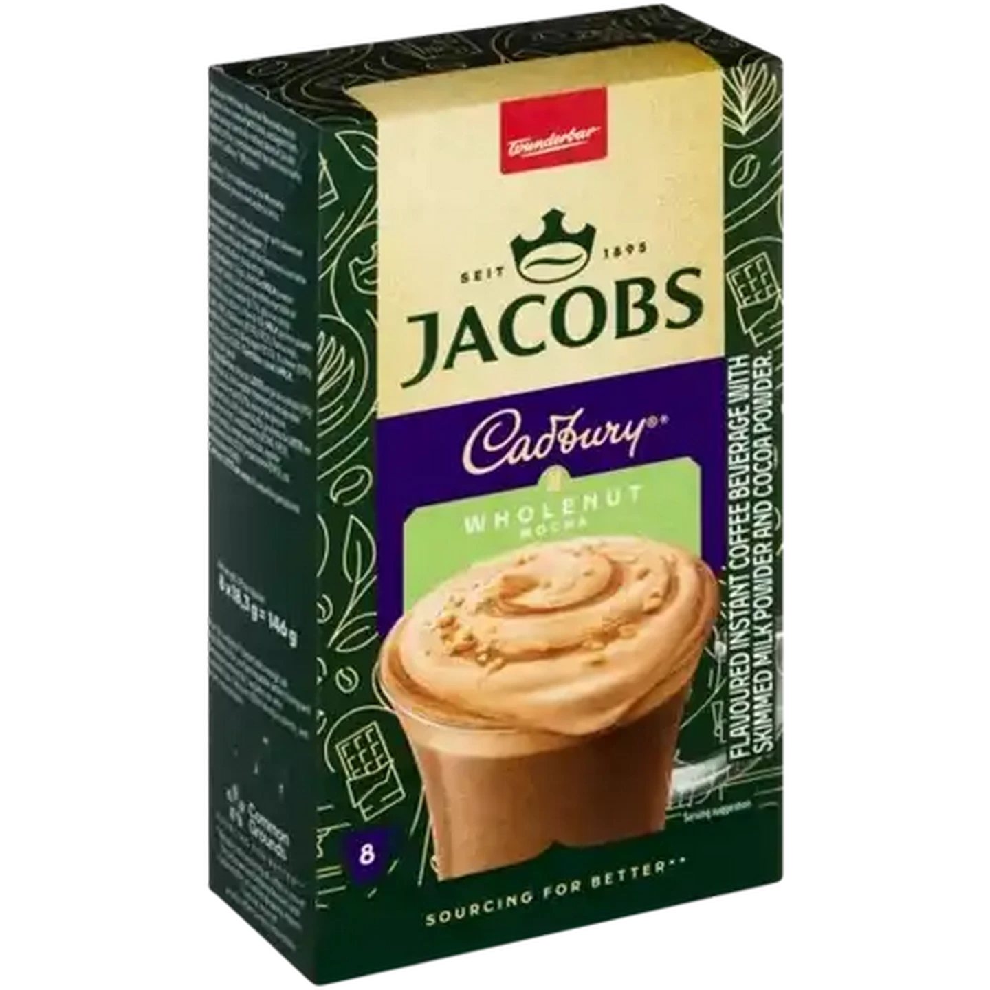 Checkers Sixty60 | Jacobs Cadbury Wholenut Instant Mocha 8 x 18.3g