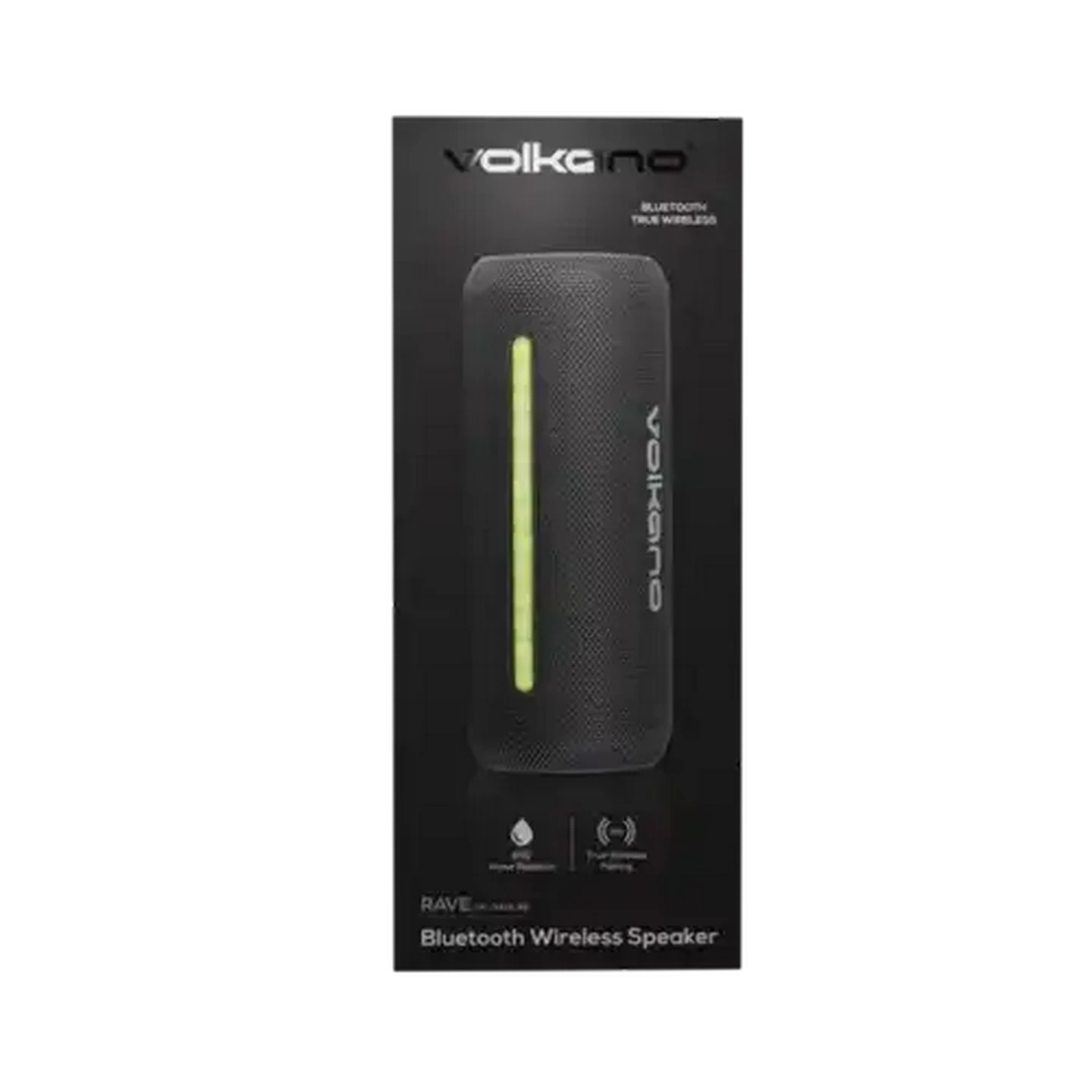 Image of Volkano Rave Series Portable Bluetooth Speaker Black