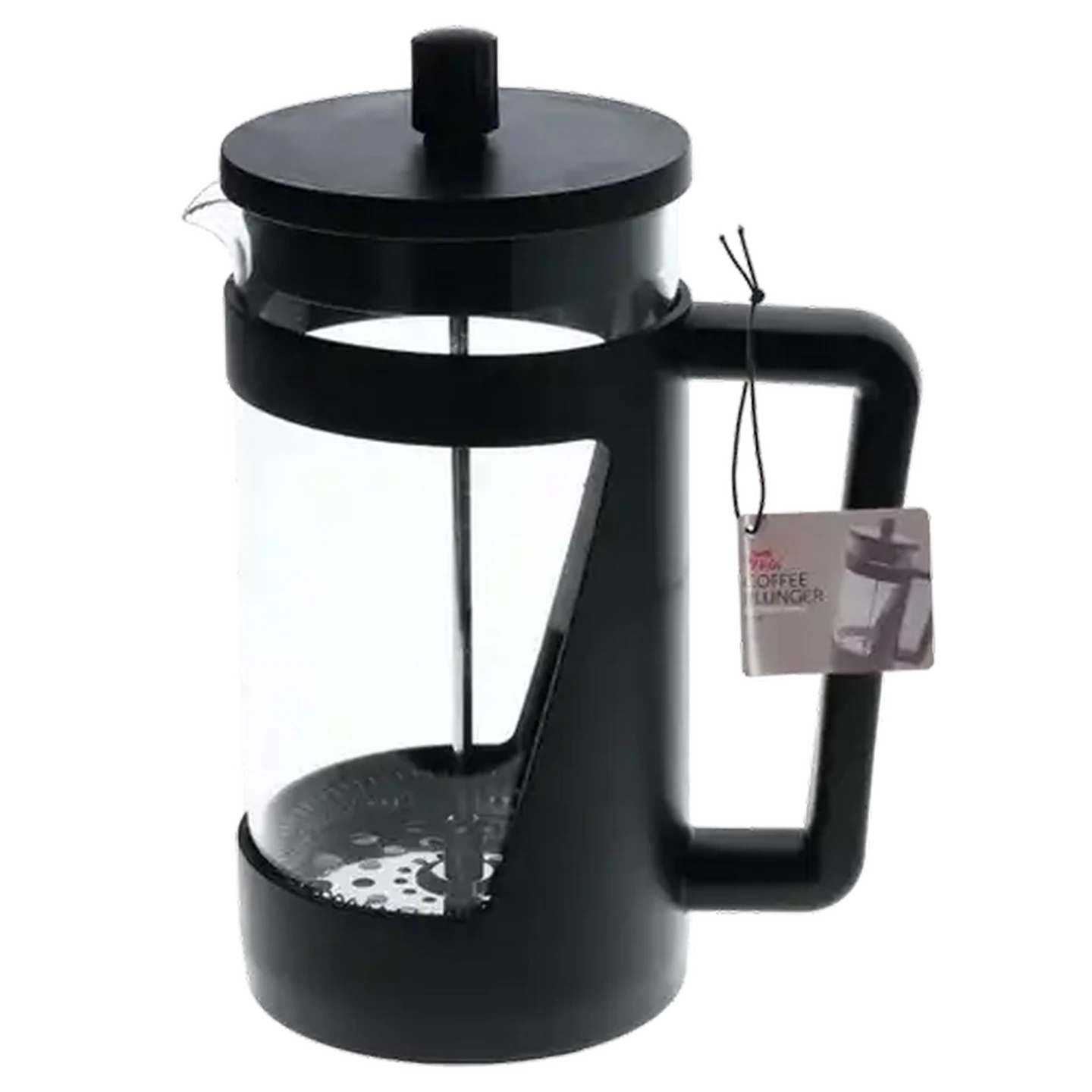 Image of Mila Black PP & Glass Coffee Plunger 1L