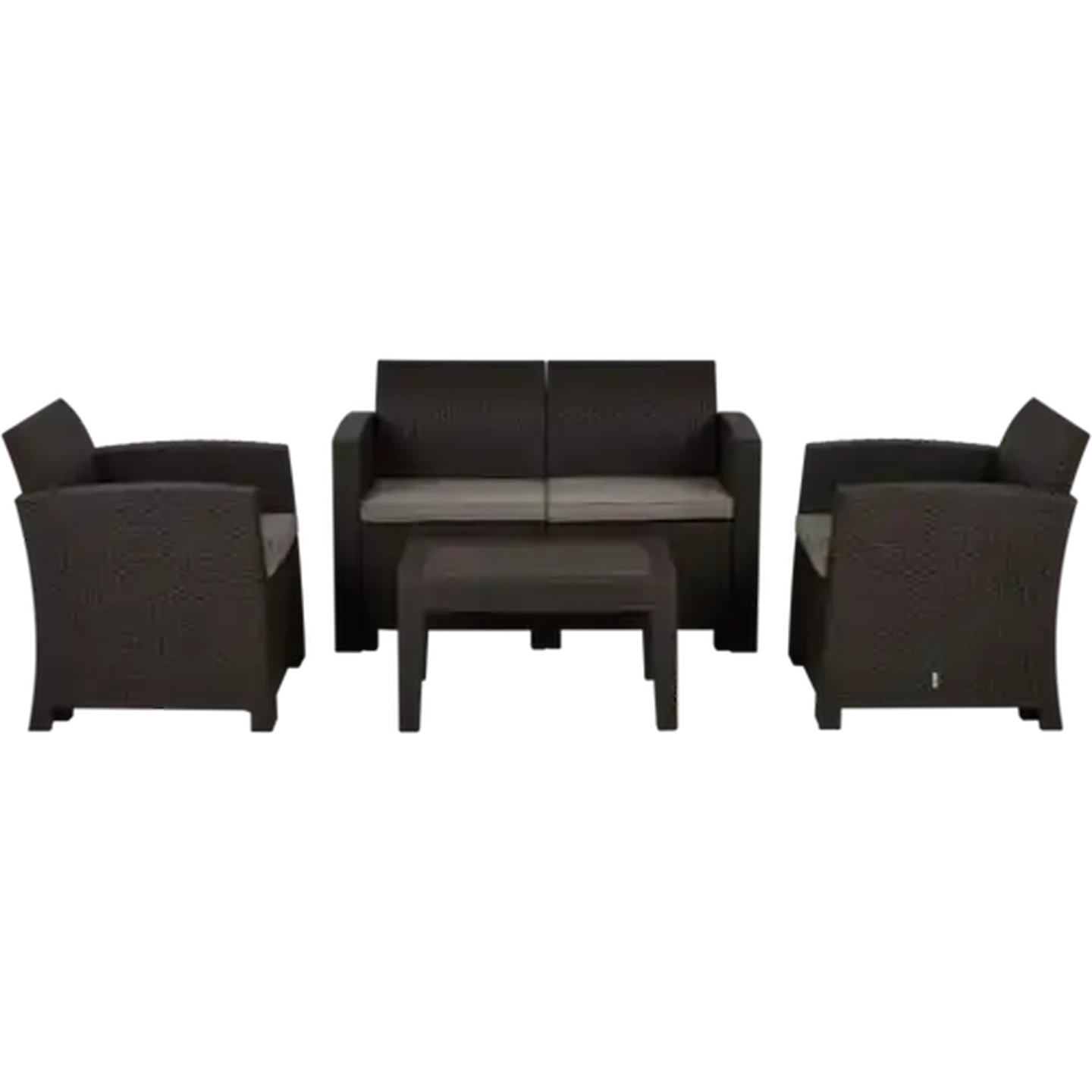 Image of Bush Baby Capri Patio Furniture Set 4 Piece