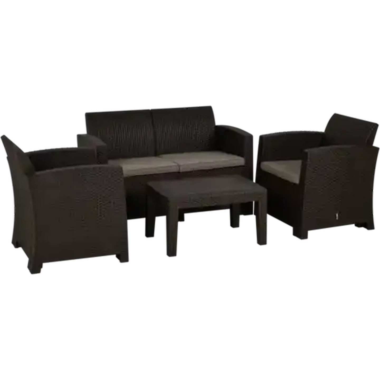 Image of Bush Baby Capri Patio Furniture Set 4 Piece