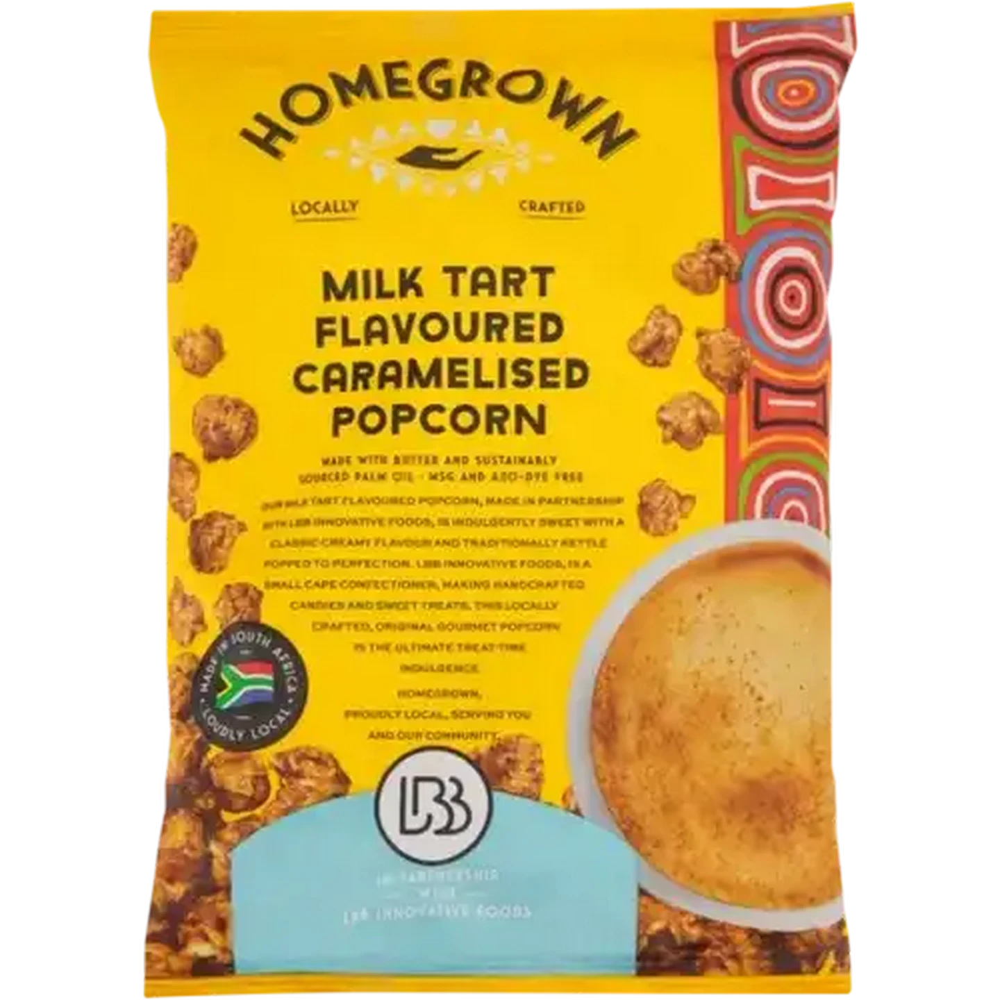 Shoprite ZA | Homegrown Milk Tart Flavoured Caramelised Popcorn 150g