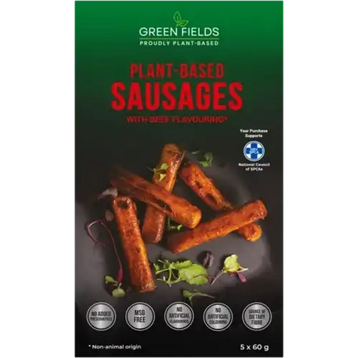 Checkers Sixty60 | Green Fields Frozen Plant-Based Sausages with