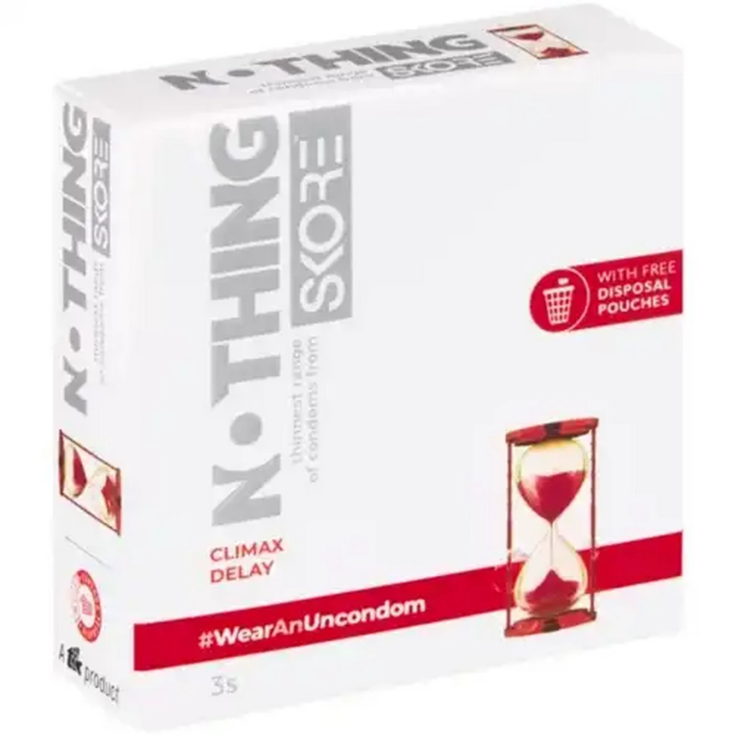 Image of Skore Nothing Climax Delay Condoms 3 Pack