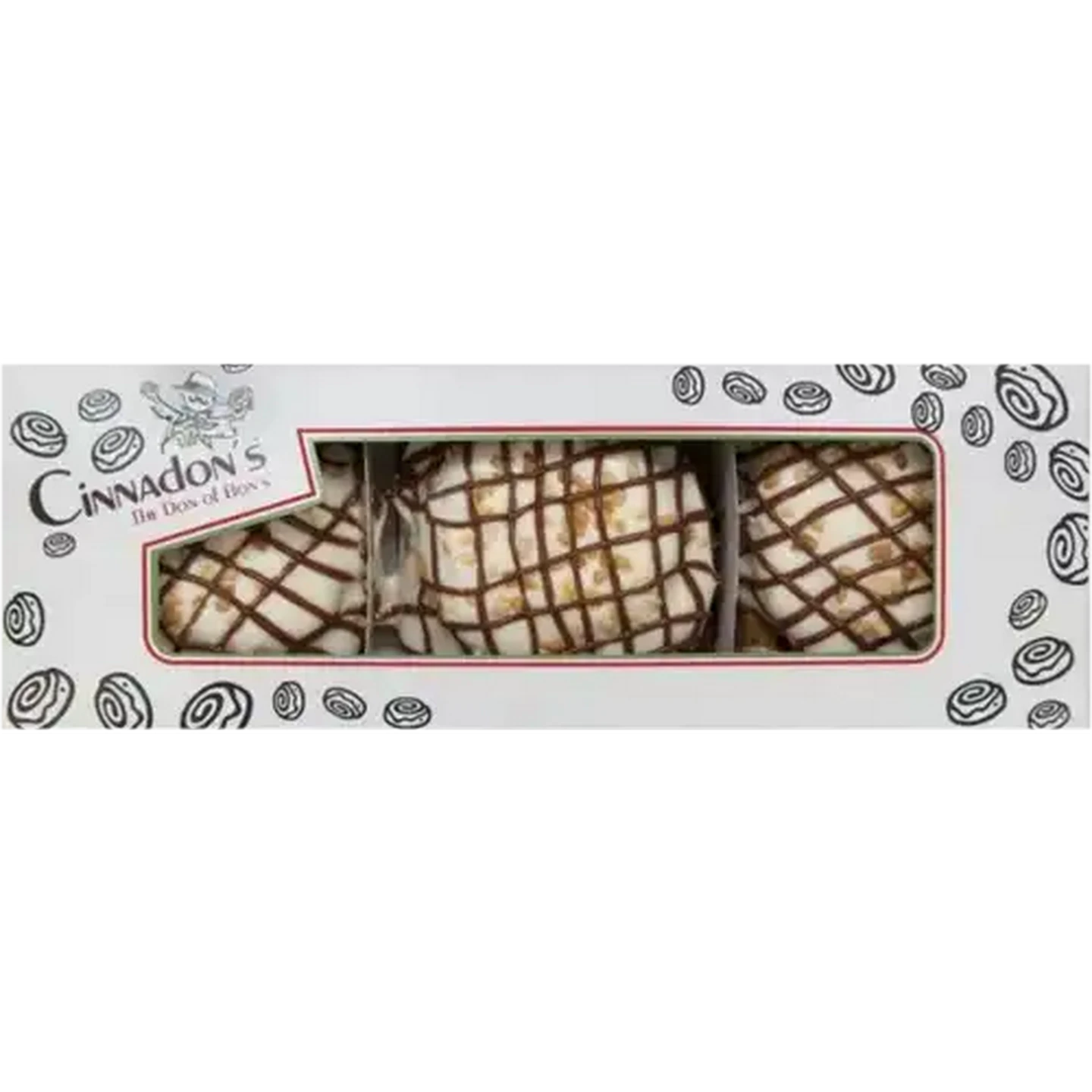 Image of Cinnadon's Nutella & Nuts Cinnabun 3 Pack