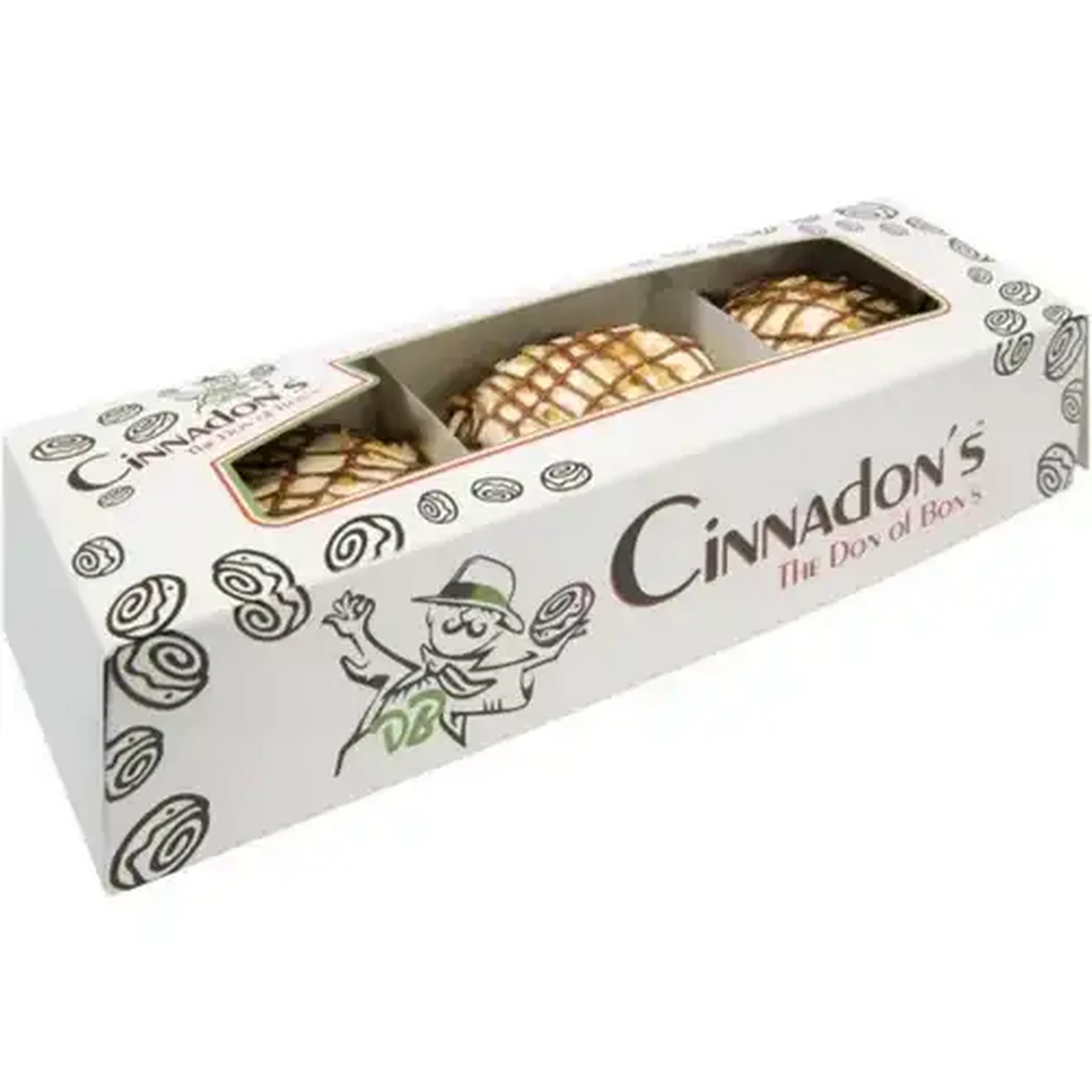 Image of Cinnadon's Nutella & Nuts Cinnabun 3 Pack