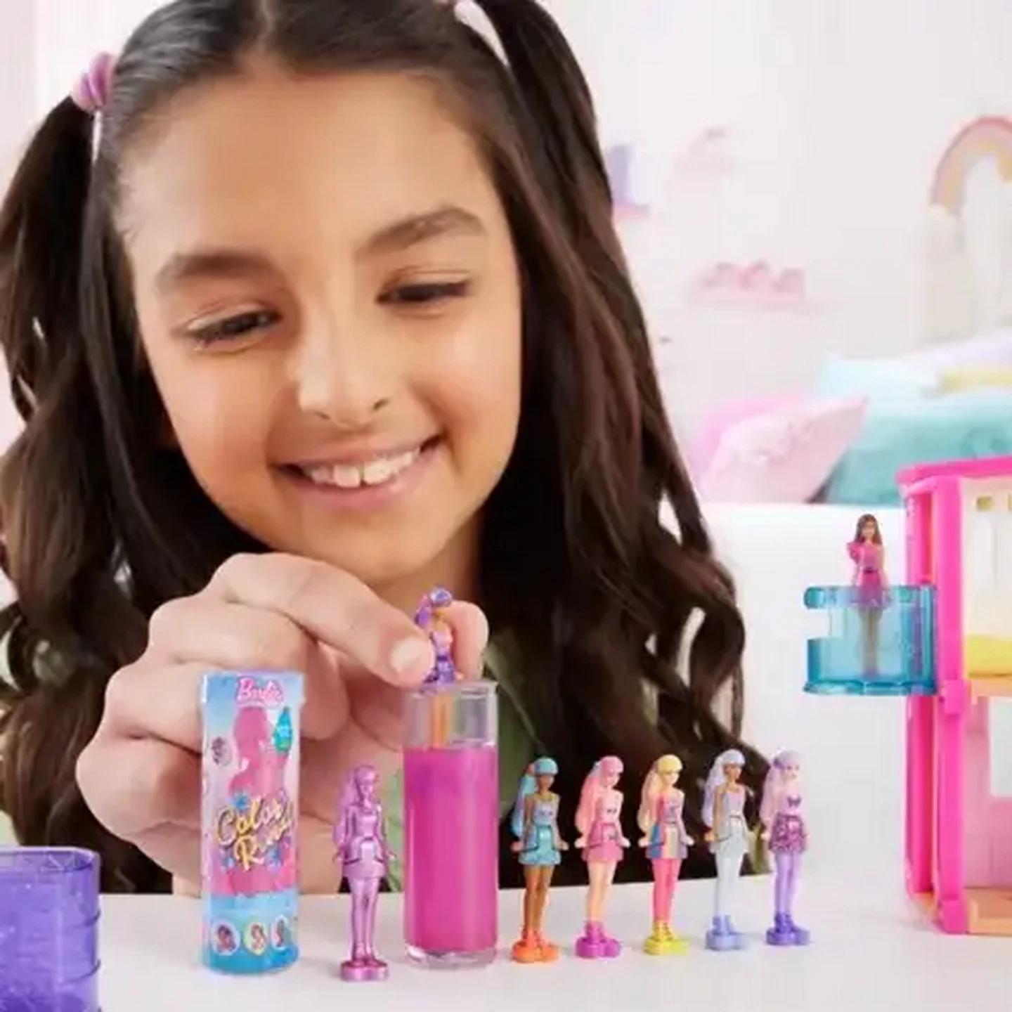Image of Barbie Mini BarbieLand Color Reveal Dolls 1.5-inch Doll with Surprise Unboxing, Water Reveal (Styles May Vary)