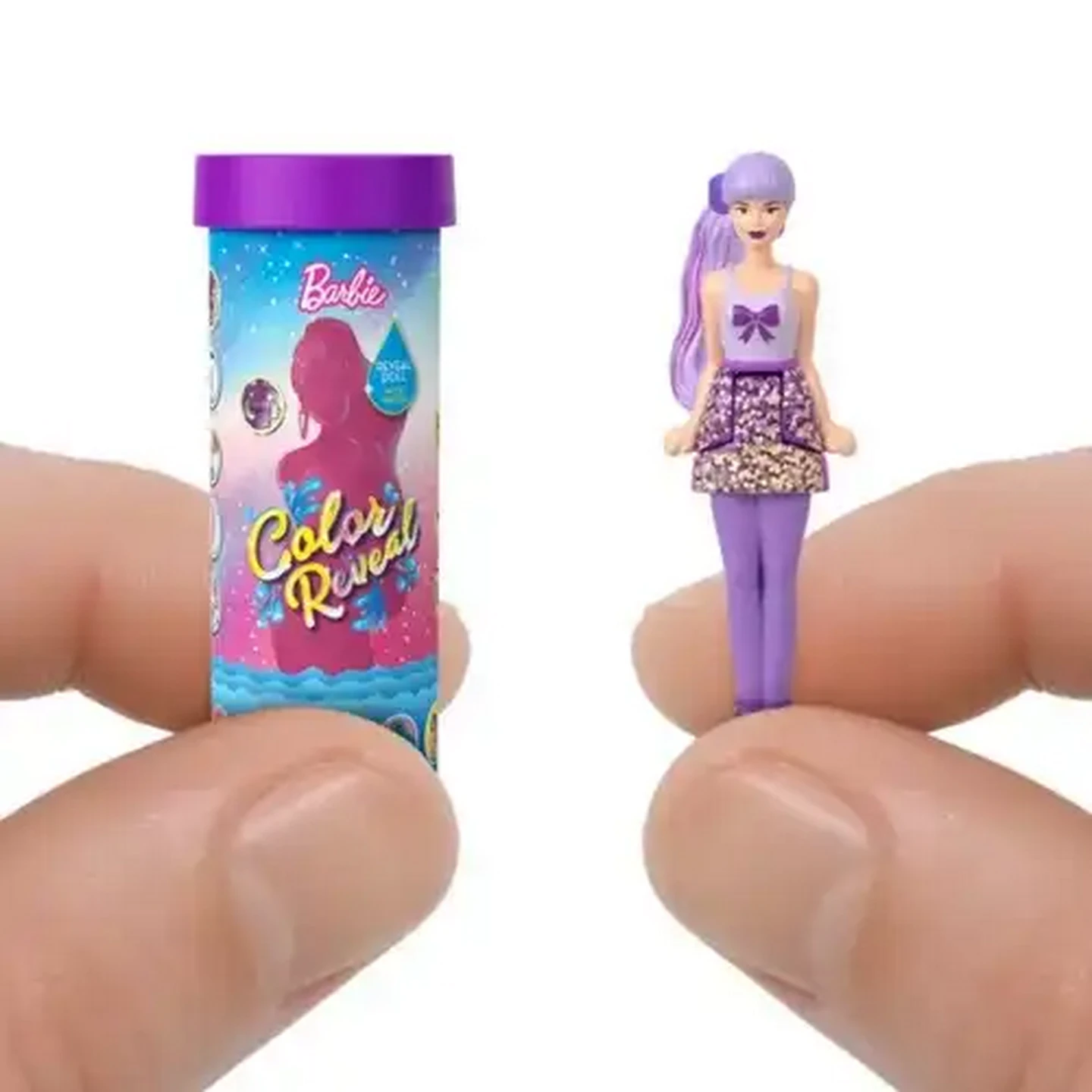 Image of Barbie Mini BarbieLand Color Reveal Dolls 1.5-inch Doll with Surprise Unboxing, Water Reveal (Styles May Vary)